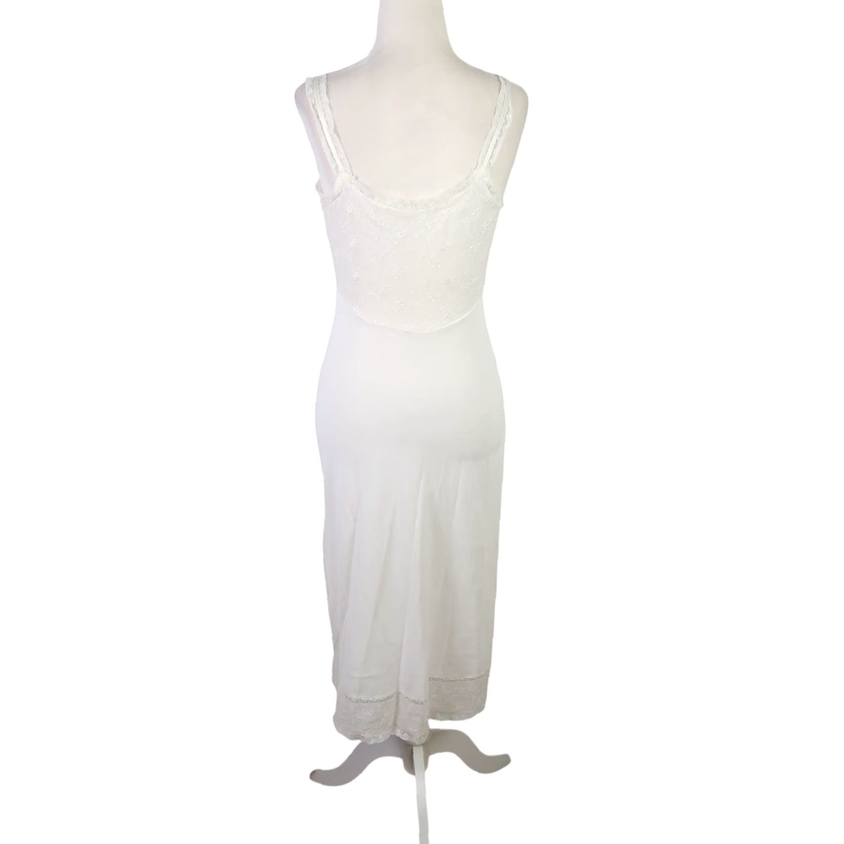 Vintage VINTAGE Vanity Fair Cream Nylon Slip Dress 70s 80s Women S Small Slip Womens Size S / US 4 / IT 40 - 4 Thumbnail
