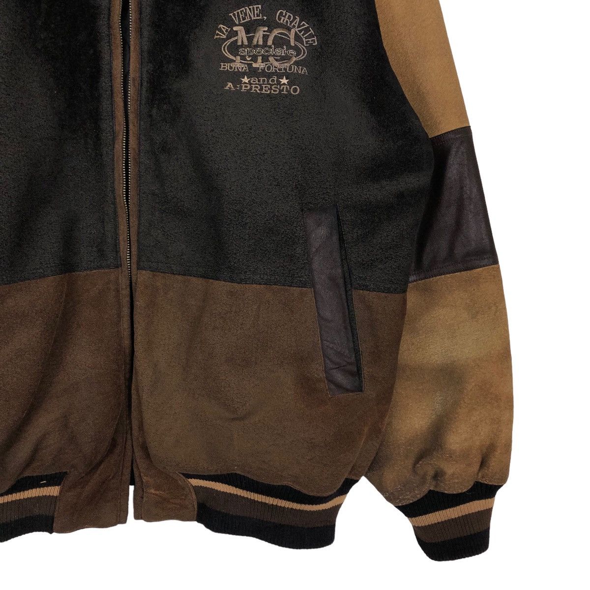 Japanese Brand 🔥Vintage Bomber Jacket Monterey & Carmel Big Logo Cartoon Size US L / EU 52-54 / 3 - 5 Thumbnail