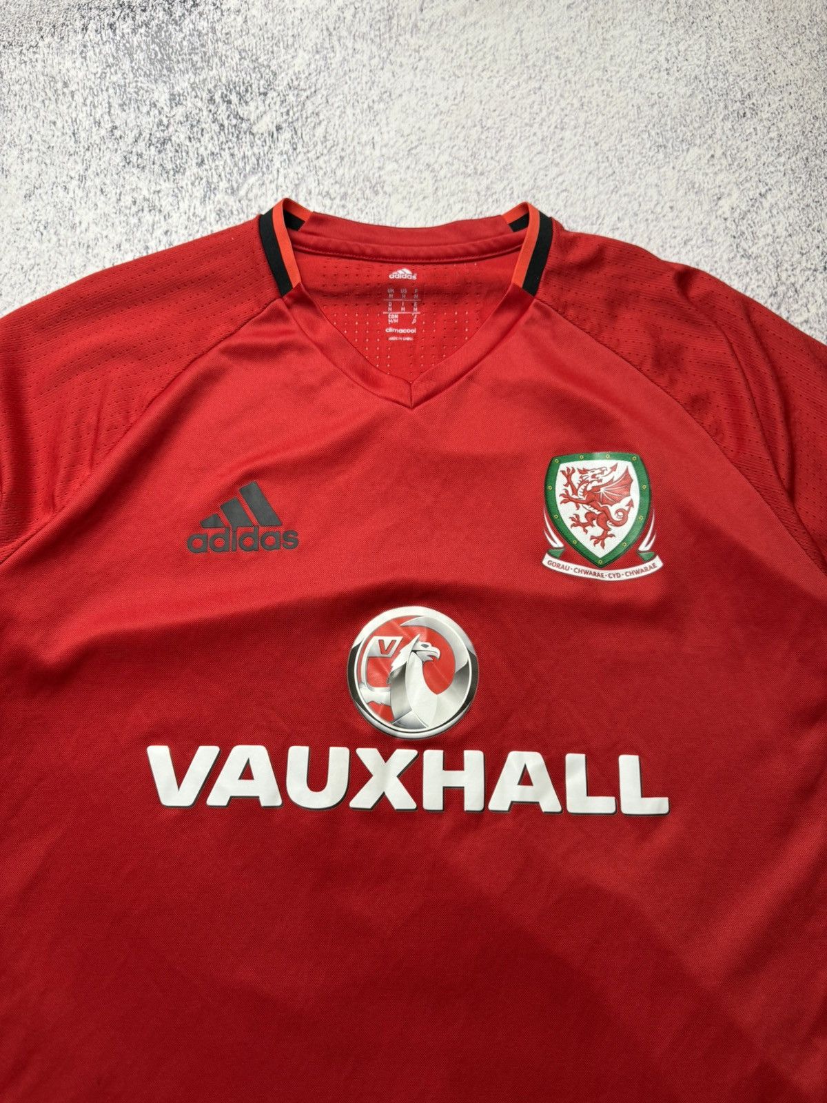 Adidas Wales 2017 training football shirt jersey Adidas Vauxhall Size US M / EU 48-50 / 2 - 5 Thumbnail