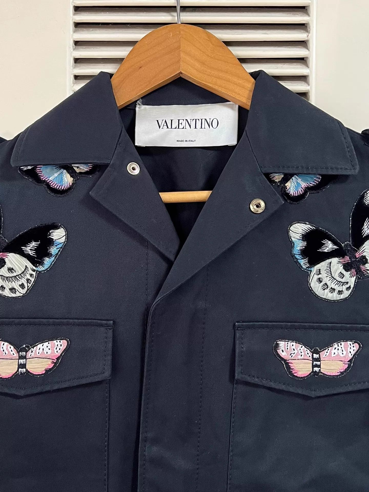 Valentino Valentino Butterfly Embroidery Women's Jacket Size 4 Size S / US 4 / IT 40 - 3 Thumbnail