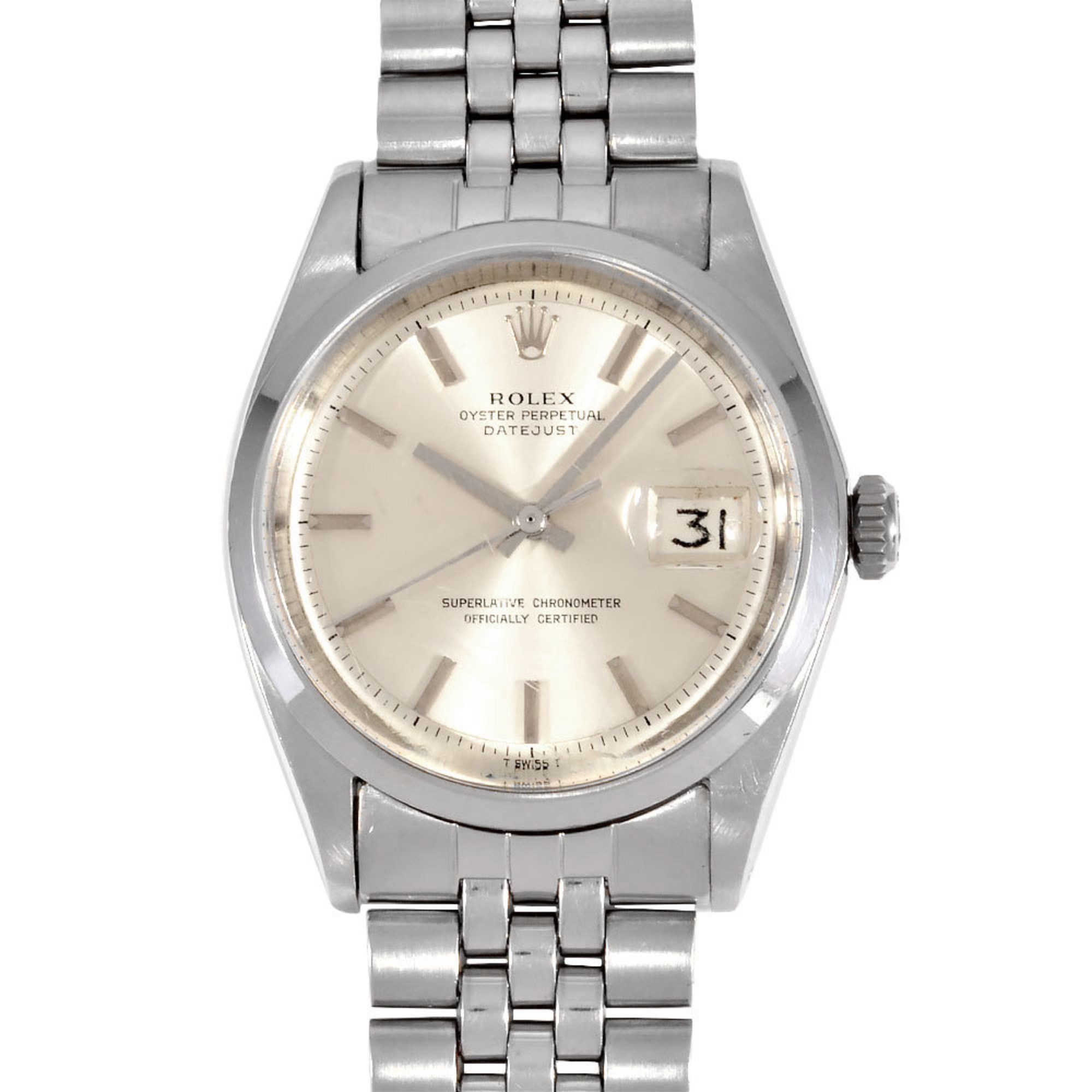 Rolex Rolex 1600 Datejust 2 (manufactured in 1967) Automatic wristwatch, silver dial, men's Size ONE SIZE - 1 Thumbnail