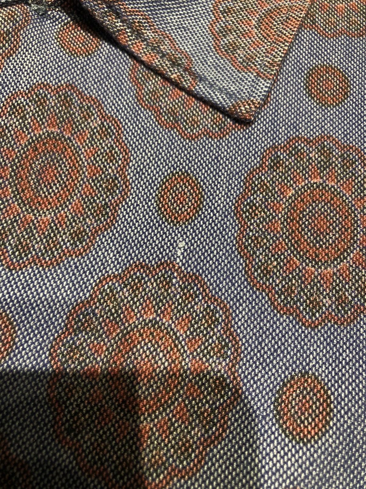 C.P. Company SS 1996 CP Company Paisley Polo Shirt Size US M / EU 48-50 / 2 - 5 Thumbnail