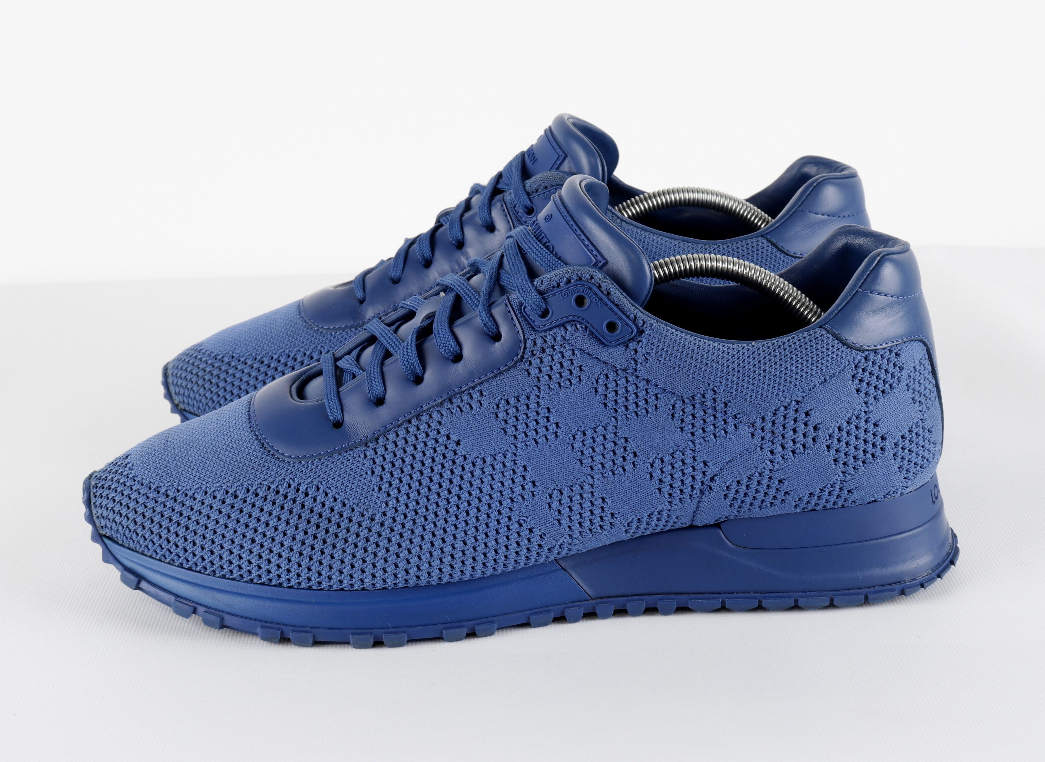 Louis Vuitton Louis Vuitton Run Away Damier Blue Mesh Sneakers Size US 10 / EU 43 - 8 Thumbnail