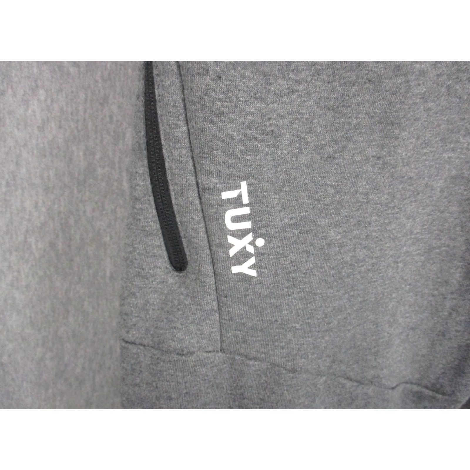 Vintage TUXY Sweatsuit Tracksuit Set Hoodie Joggers Fleece Pockets Gray Mens Medium Size US M / EU 48-50 / 2 - 7 Thumbnail