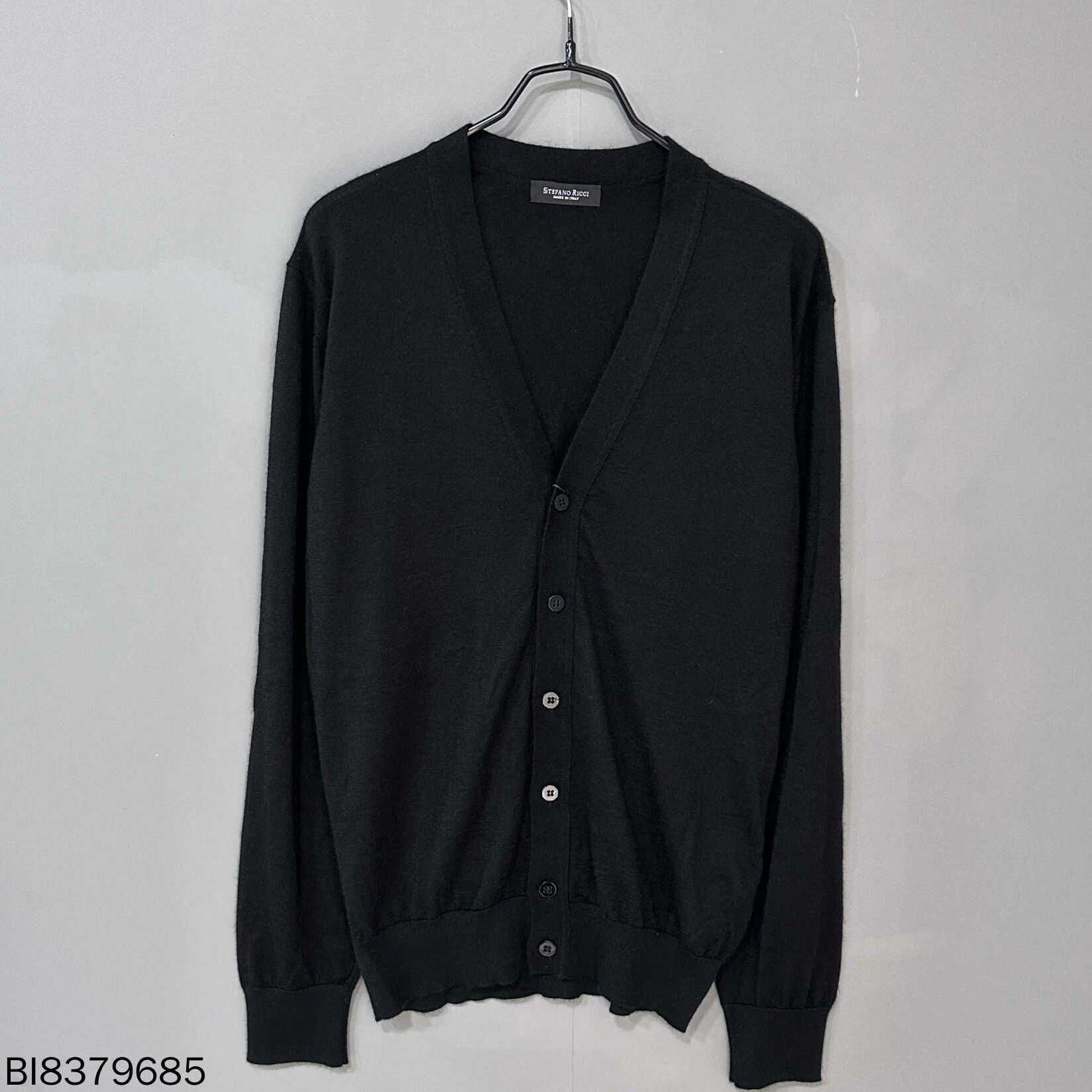 Stefano Ricci Stefano Ricci Black Cashmere Cardigan Size US L / EU 52-54 / 3 - 1 Thumbnail