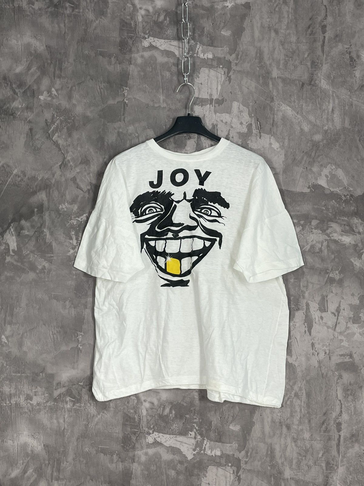 Japanese Brand Vintage Joy Humour Face Y2K Rare T shirt Size US L / EU 52-54 / 3 - 1 Thumbnail