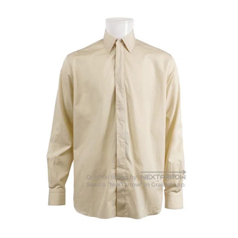 Fendi Fendi size 38 Cotton Solid Color Front Button Collar Long S Size US XXS / EU 40 - 1 Thumbnail