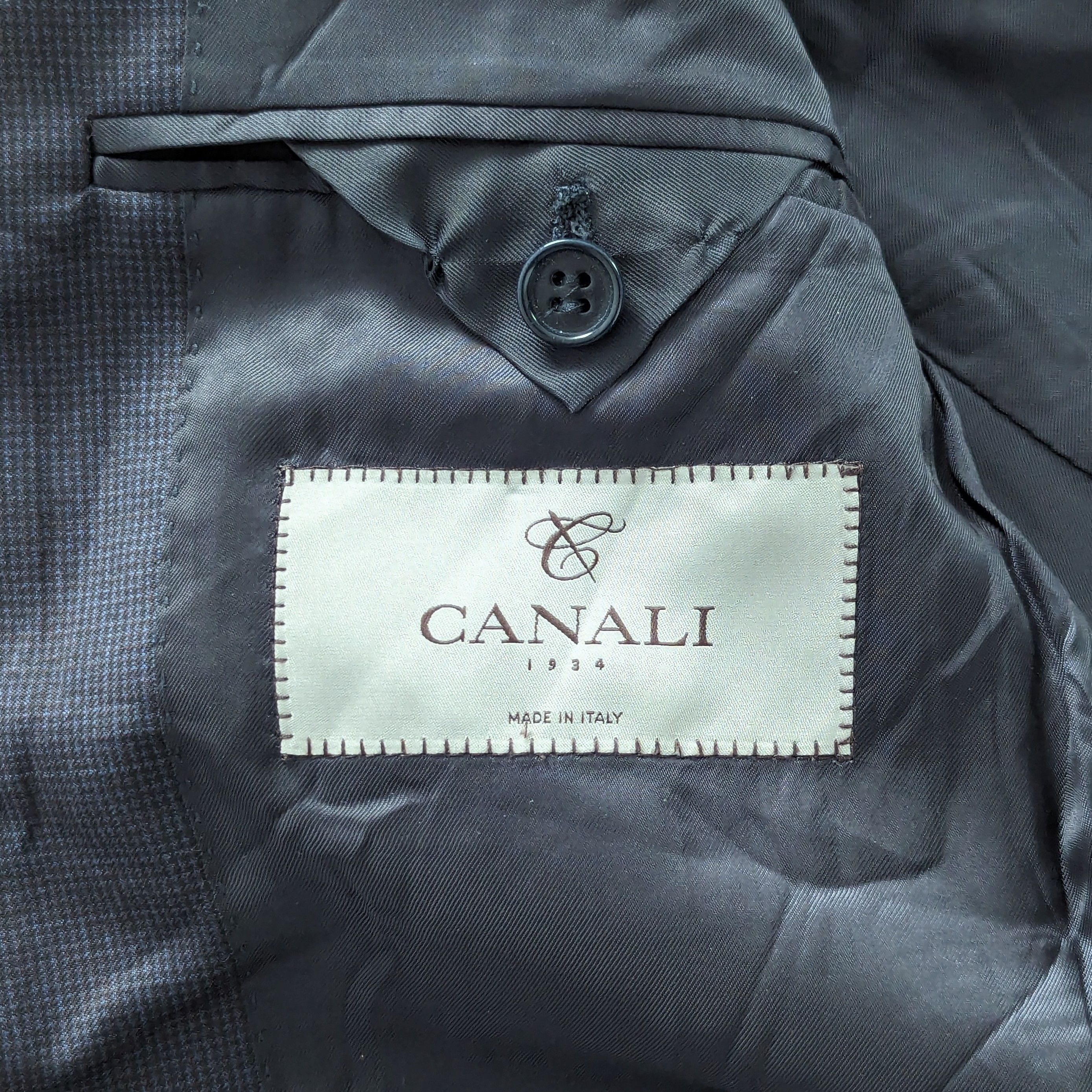 Canali Canali 13290/30 Classic Wool Blazer Jacket Made Italy Luxury Size 50R - 14 Thumbnail