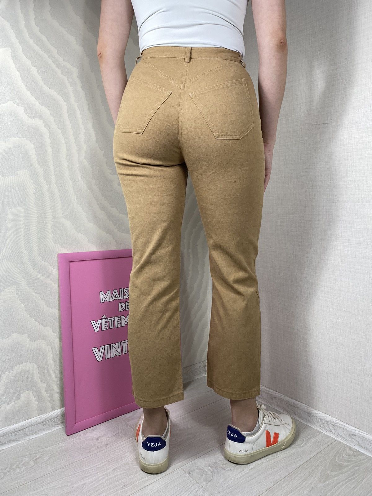 Salvatore Ferragamo × Vintage Salvatore Ferragamo Pants Monogram Size 28" / US 6 / IT 42 - 2 Thumbnail