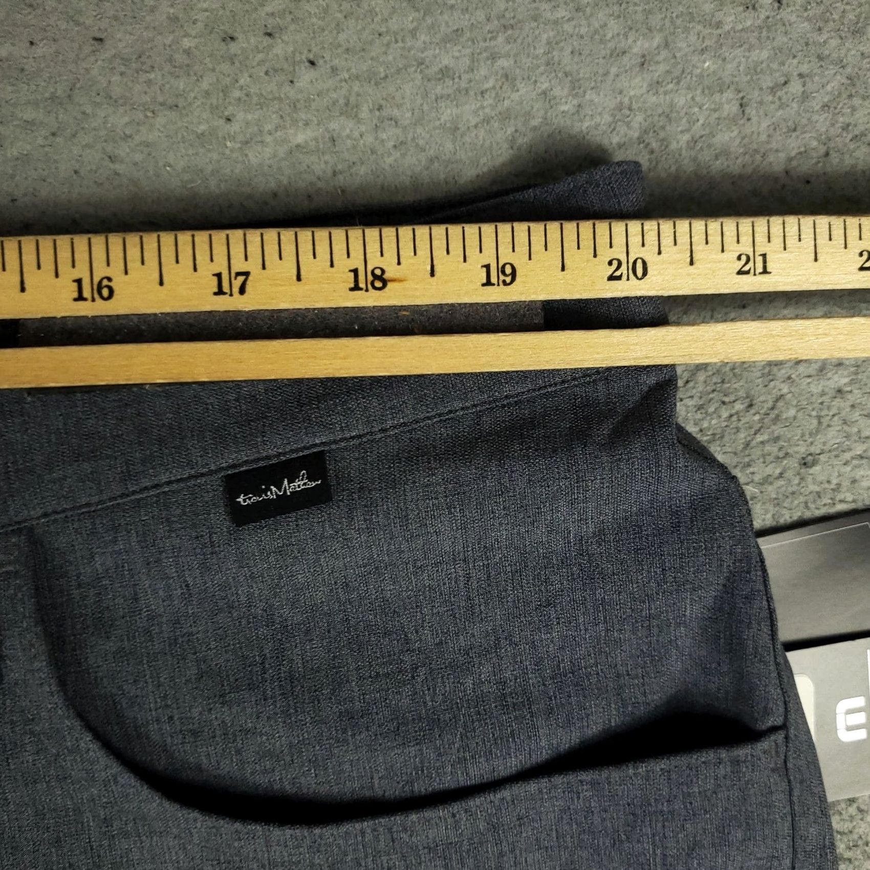 TravisMathew Travis Mathew Pants Mens 40x30 Gray 5 Pocket Golf Flat Front Chino Trousers Size US 40 / EU 56 - 3 Thumbnail