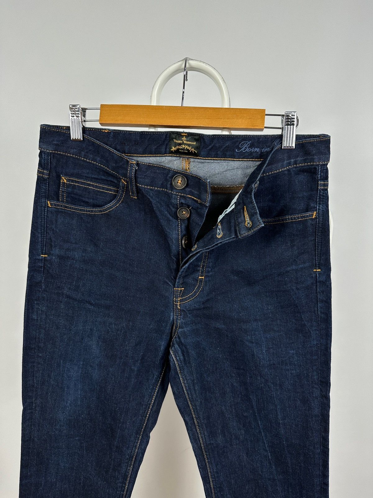 Vivienne Westwood Vivienne Westwood Navy Blue Denim Jeans Pants Size US 30 / EU 46 - 9 Thumbnail