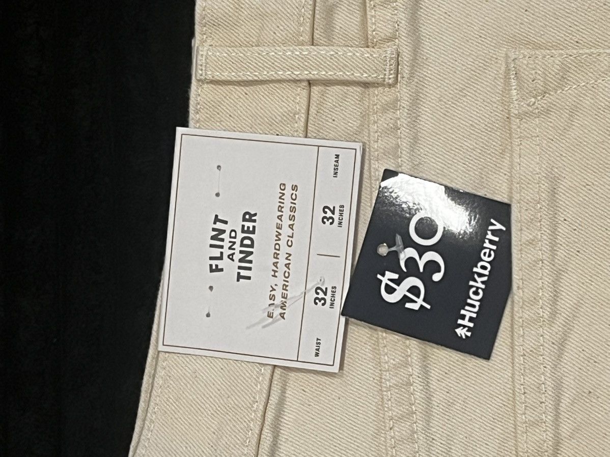 Flint And Tinder Flint & Tinder Straight Fit Jeans Cream 32x32 USA Size US 32 / EU 48 - 2 Thumbnail