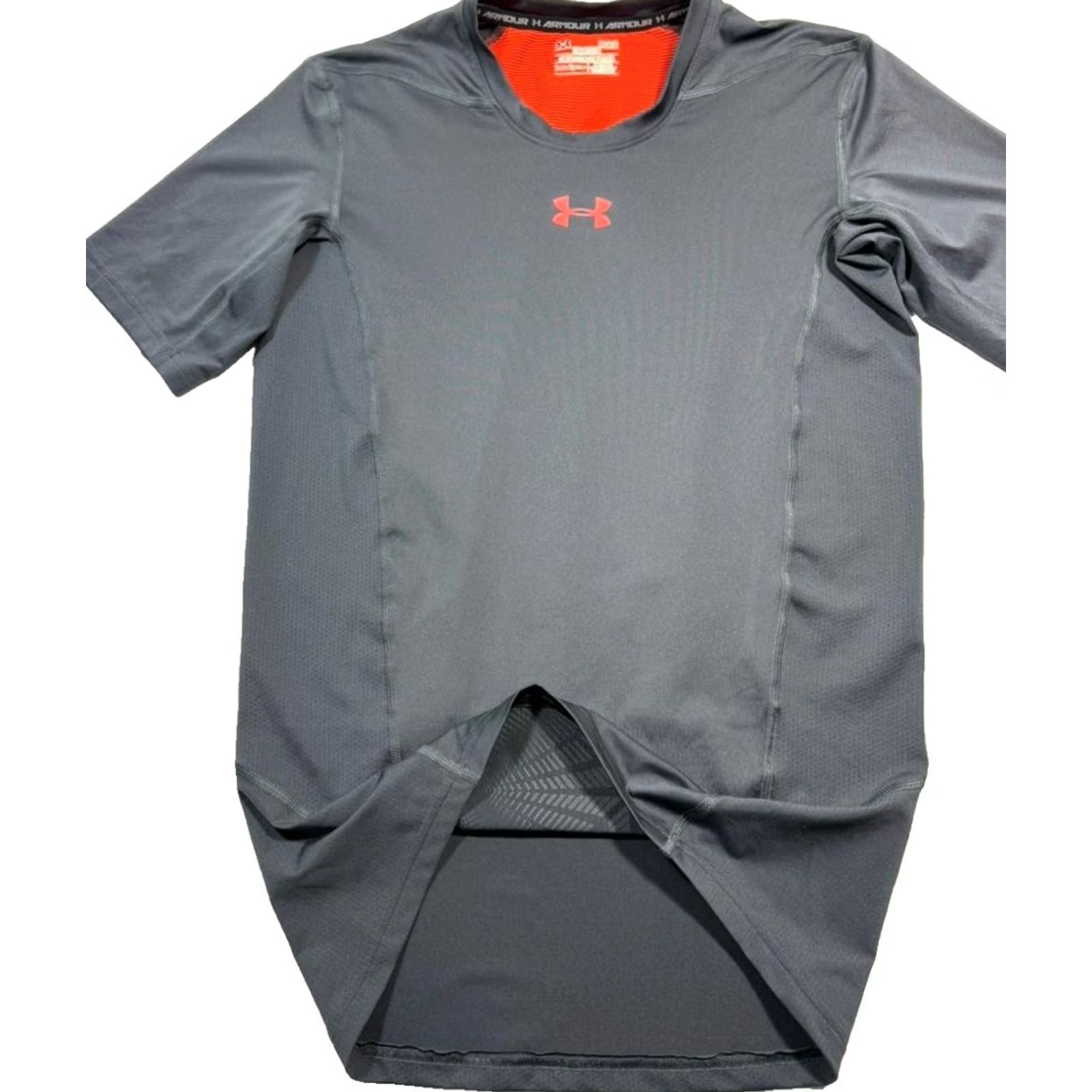Under Armour Under Armour Gray Compression Shirt Men L HeatGear Short Sleeve Top Size US L / EU 52-54 / 3 - 3 Thumbnail