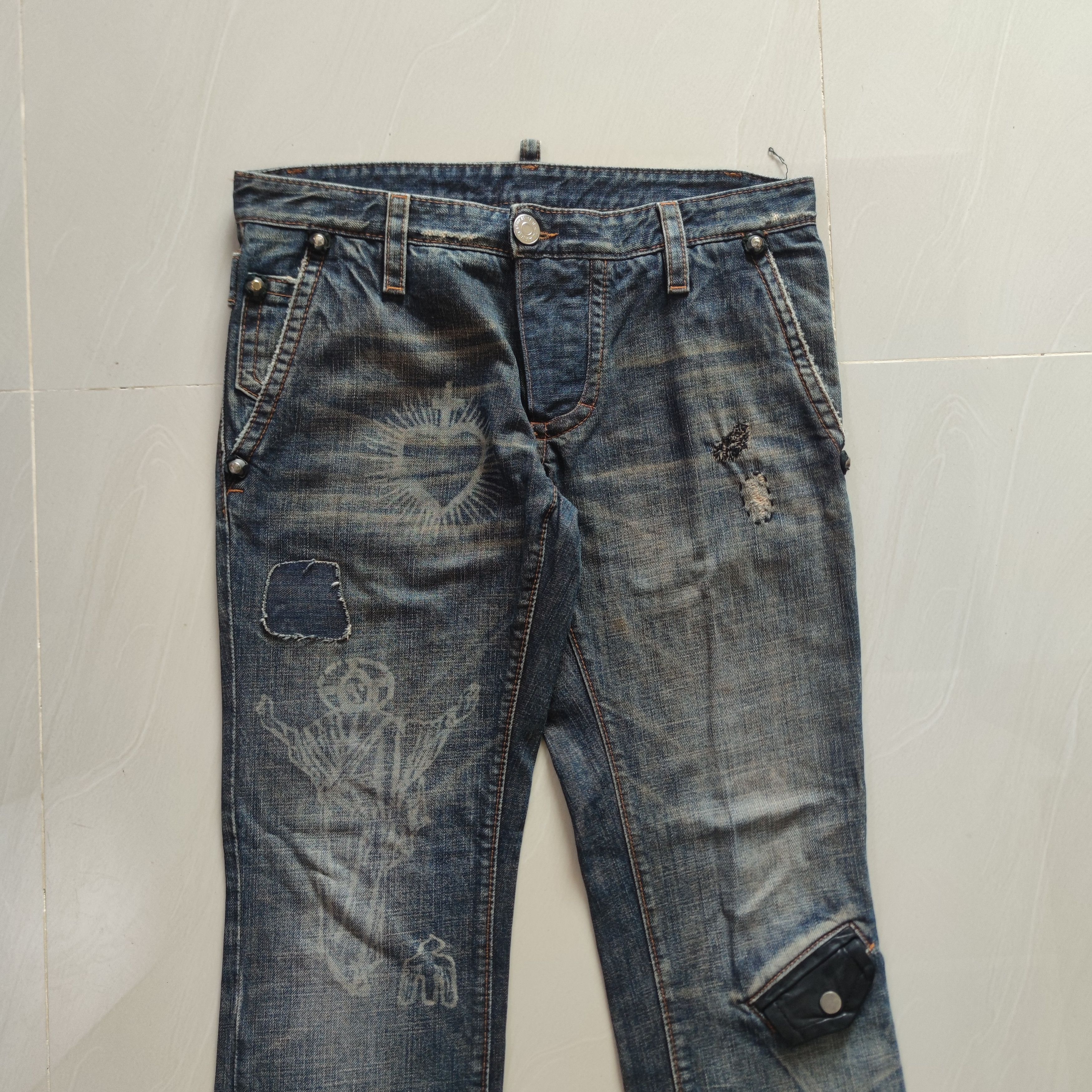 Dsquared2 DSQUARED RARE DESIGN JEAN Size US 34 / EU 50 - 3 Thumbnail
