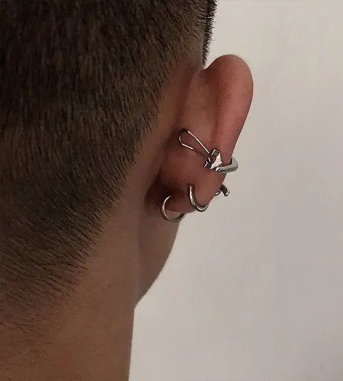 Japanese Brand × Vintage Retro punk earrings Size ONE SIZE - 2 Thumbnail
