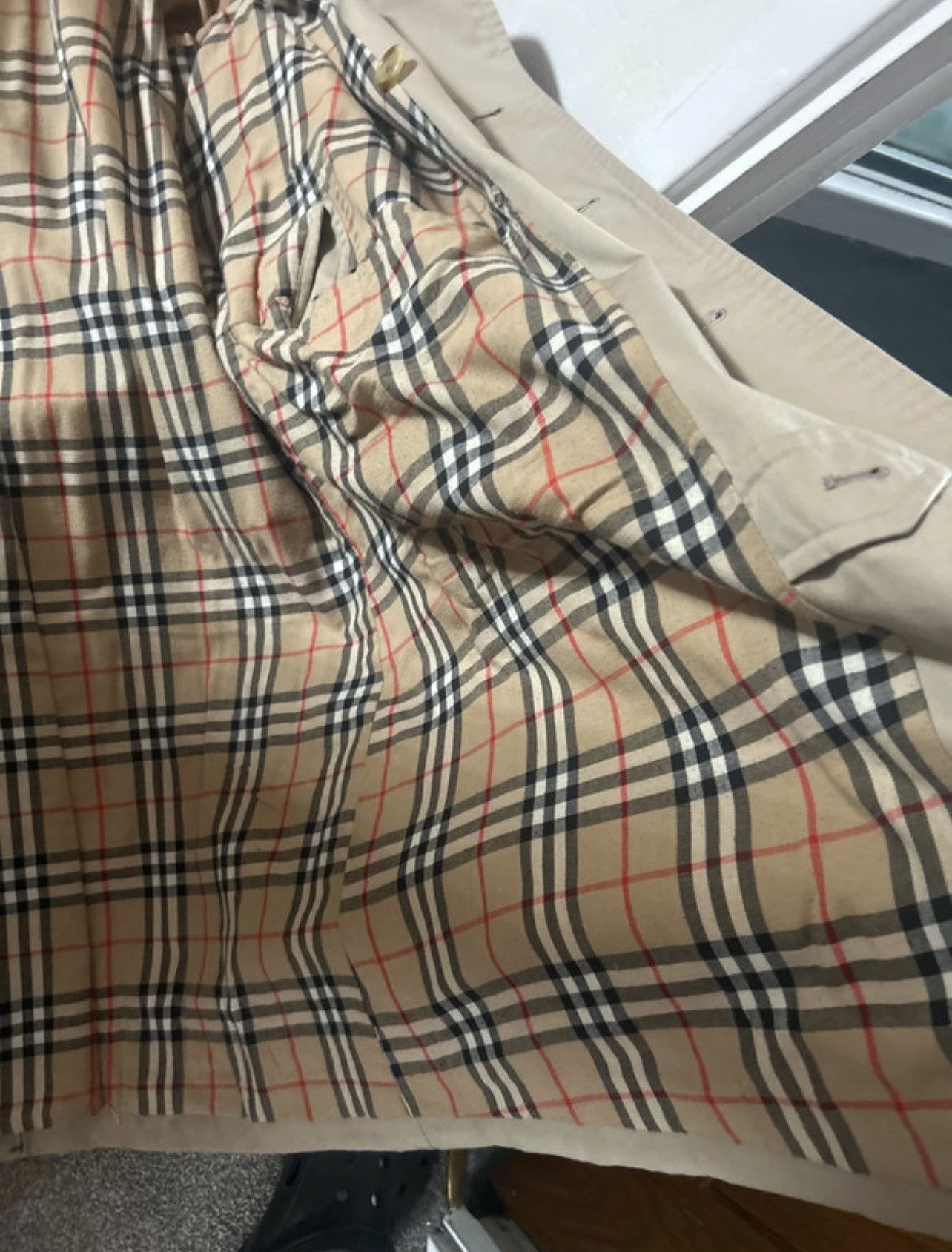 Burberry Burberry Trench coat check lined trench coat Size US XXL / EU 58 / 5 - 9 Thumbnail