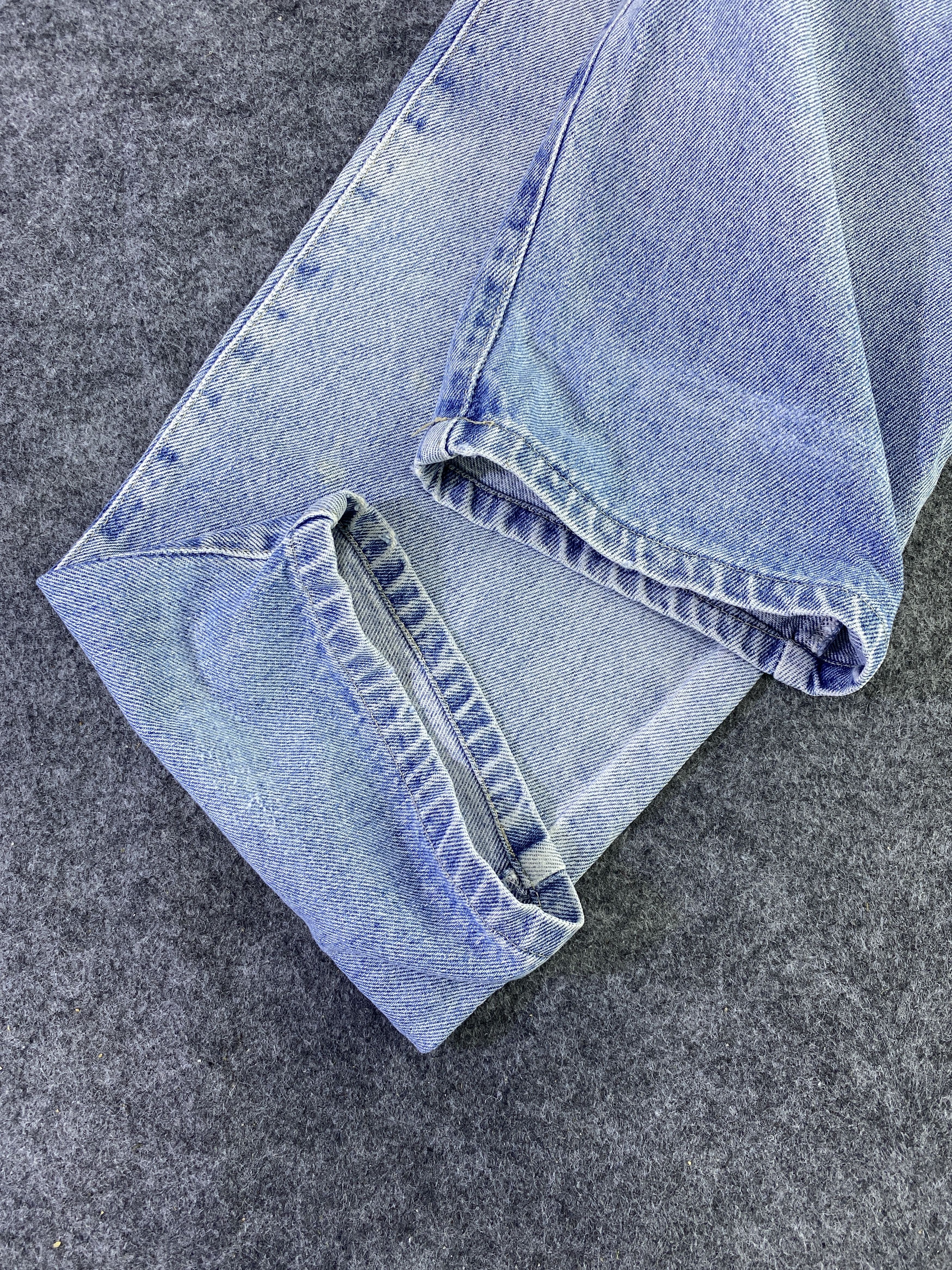 Versace Versace Distressed Blue Wash Jeans - J957 Size US 27 - 15 Thumbnail