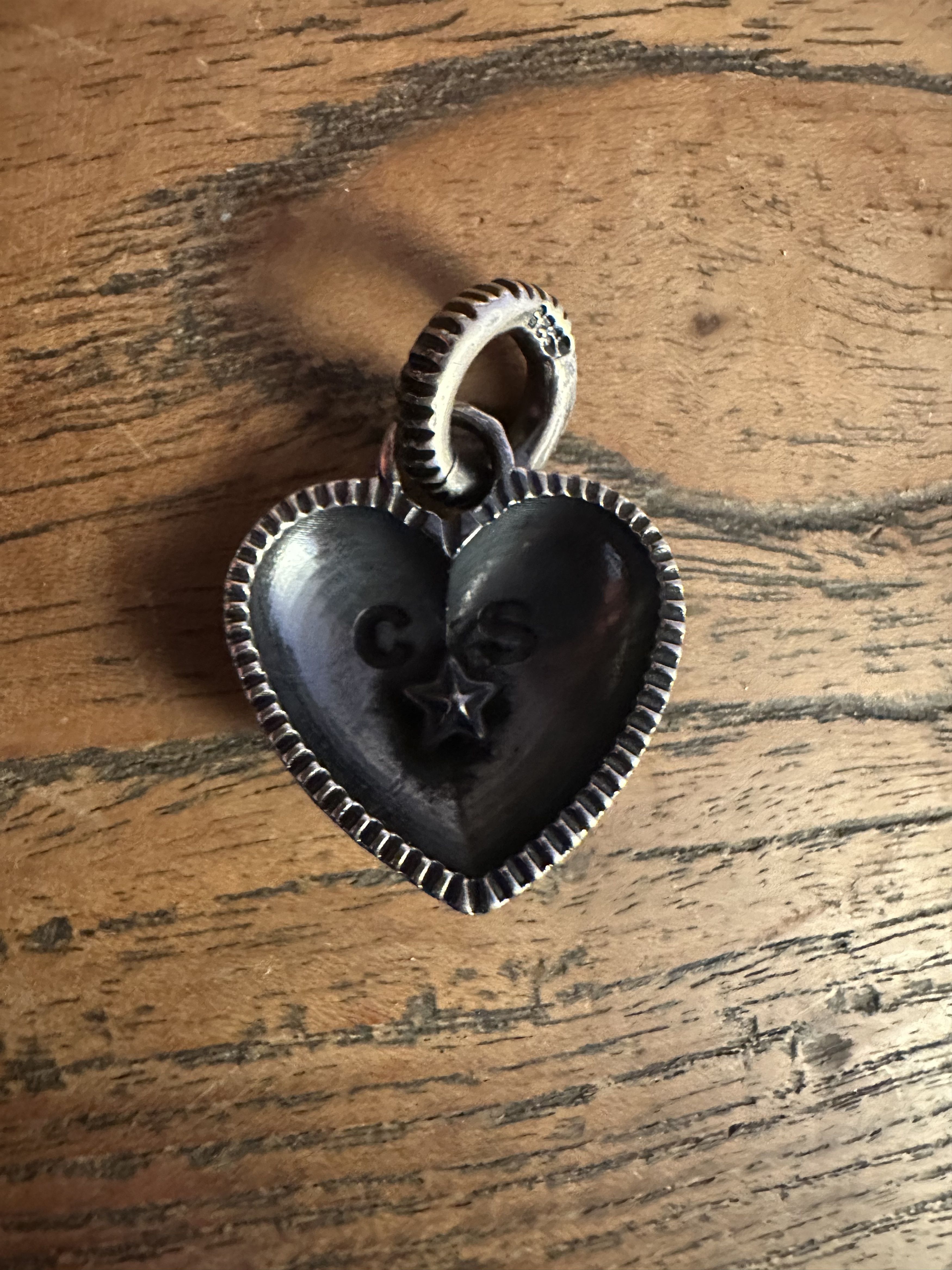 Cody Sanderson Cody Sanderson Heart and Sherrif Star Pendant Size ONE SIZE - 4 Thumbnail