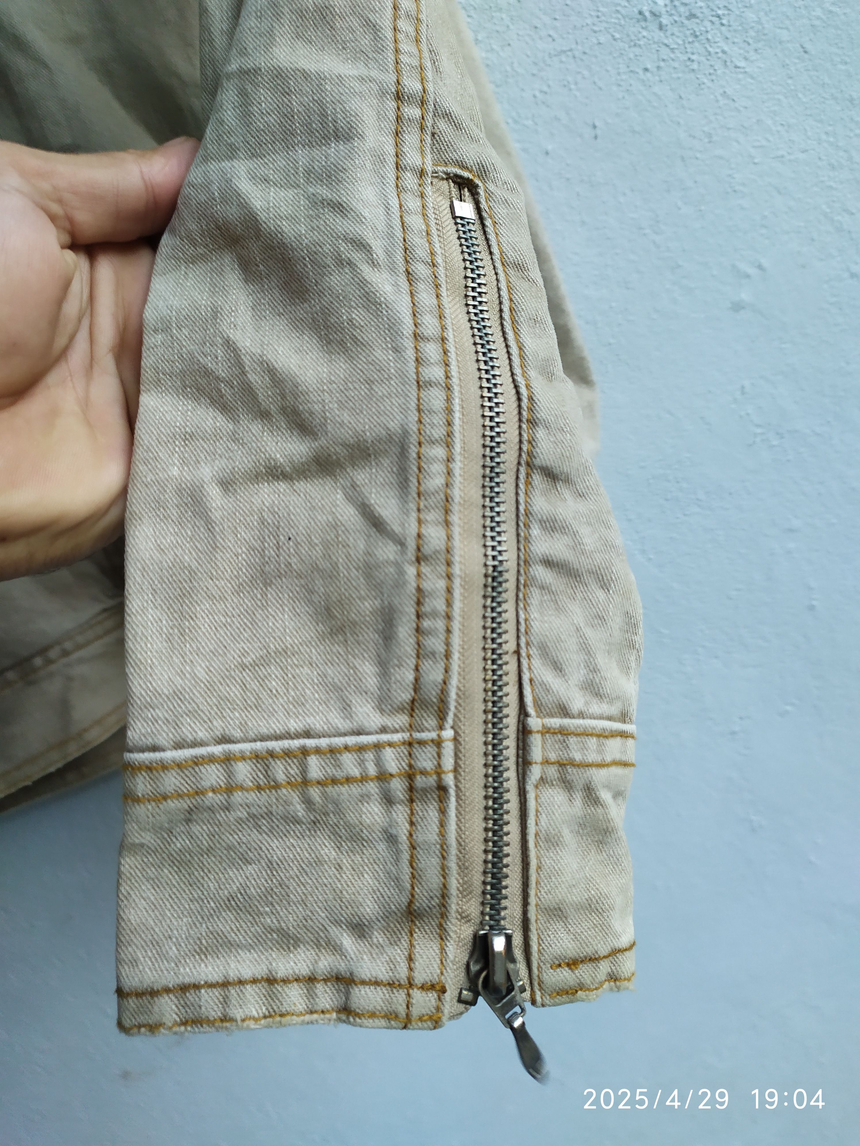If Six Was Nine × Japanese Brand × Le Grande Bleu (L.G.B.) Vintage Japanese Rider Punk Denim Jacket Size US M / EU 48-50 / 2 - 4 Thumbnail