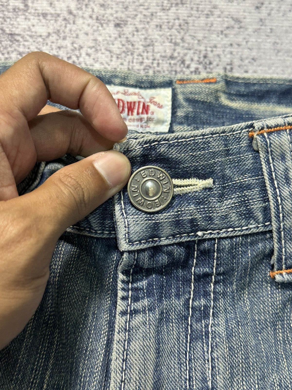 Undercover × Uniqlo Edwin 424XVS Flare Washed Denim Size US 32 / EU 48 - 7 Thumbnail