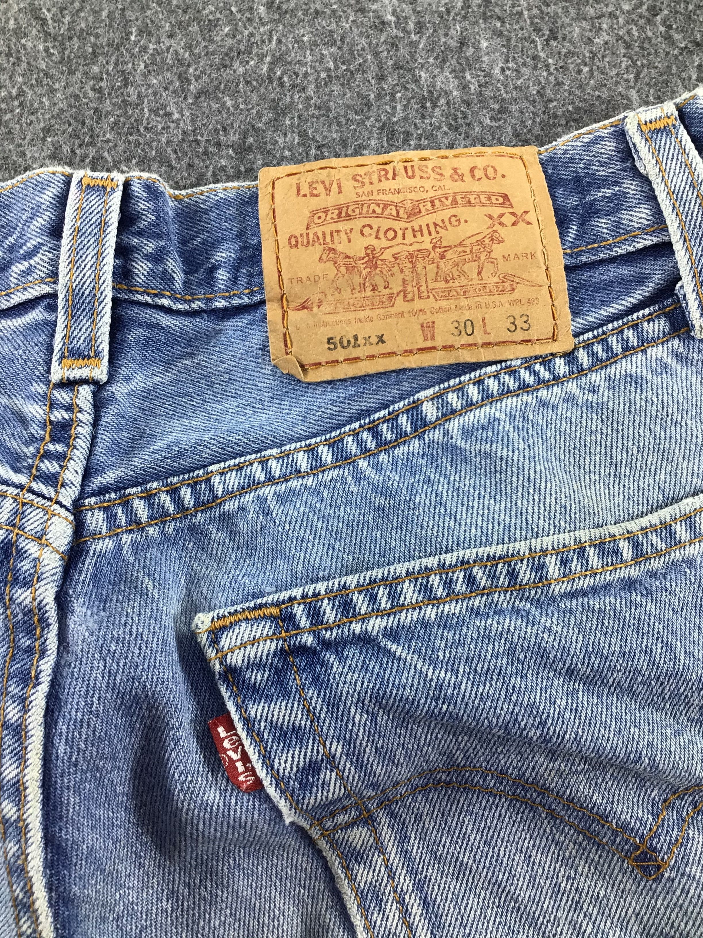 Levi's Vintage 90s Levis 501 Jeans-J358 Size US 28 / EU 44 - 5 Thumbnail