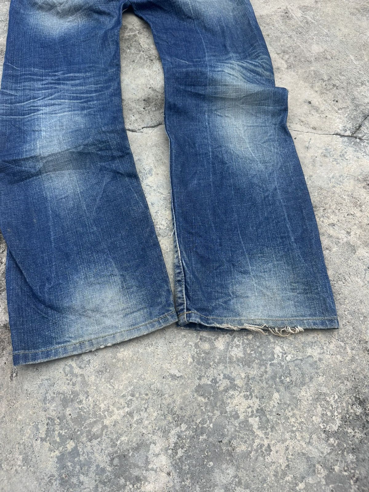 If Six Was Nine 2000s Red Pepper Whisker Jean Size US 33 - 3 Thumbnail
