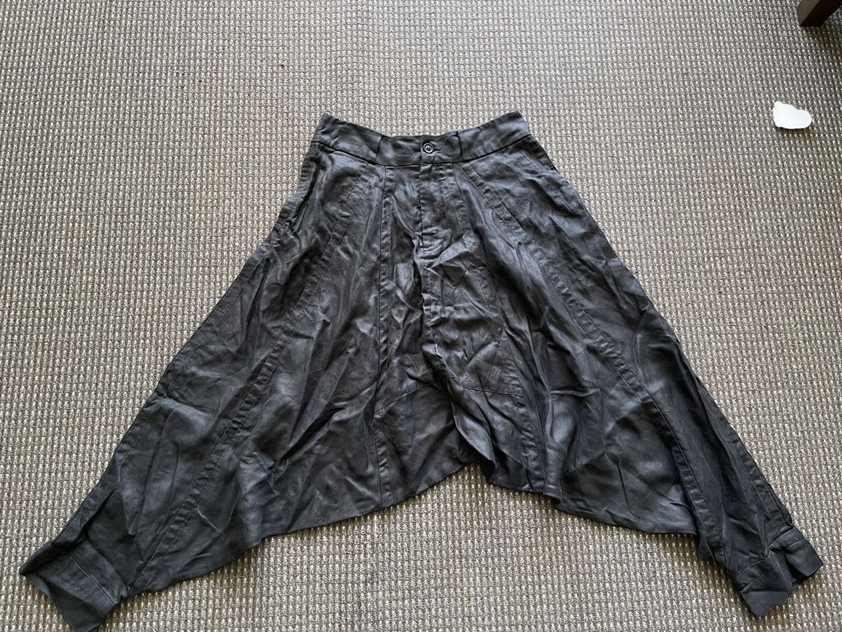Julius Julius Waxed Drop Crotch Pants Size US 28 / EU 44 - 1 Thumbnail