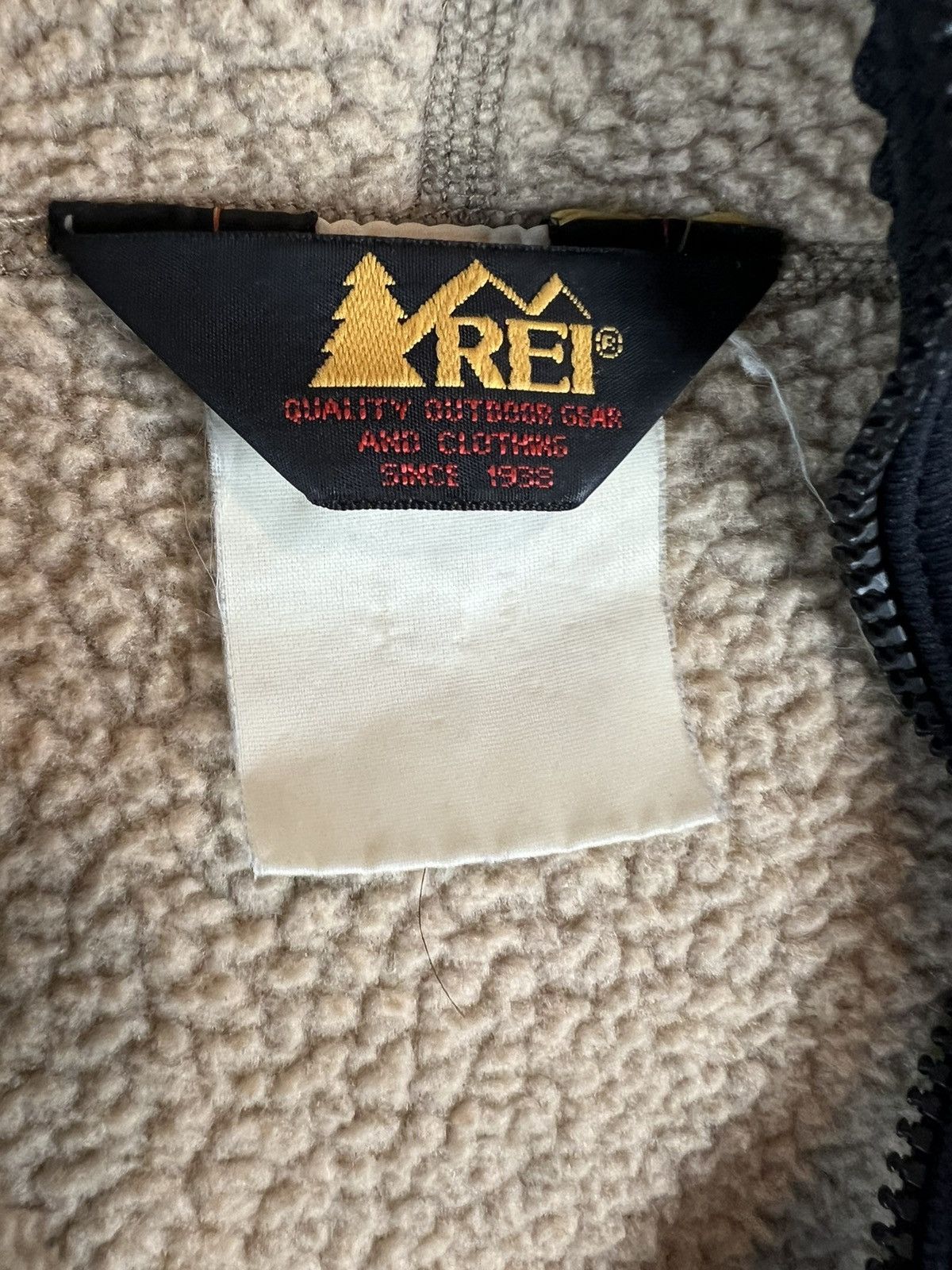 Polartec Vintage REI Polartec Fleece Zip Up Jacket Size US XL / EU 56 / 4 - 3 Thumbnail