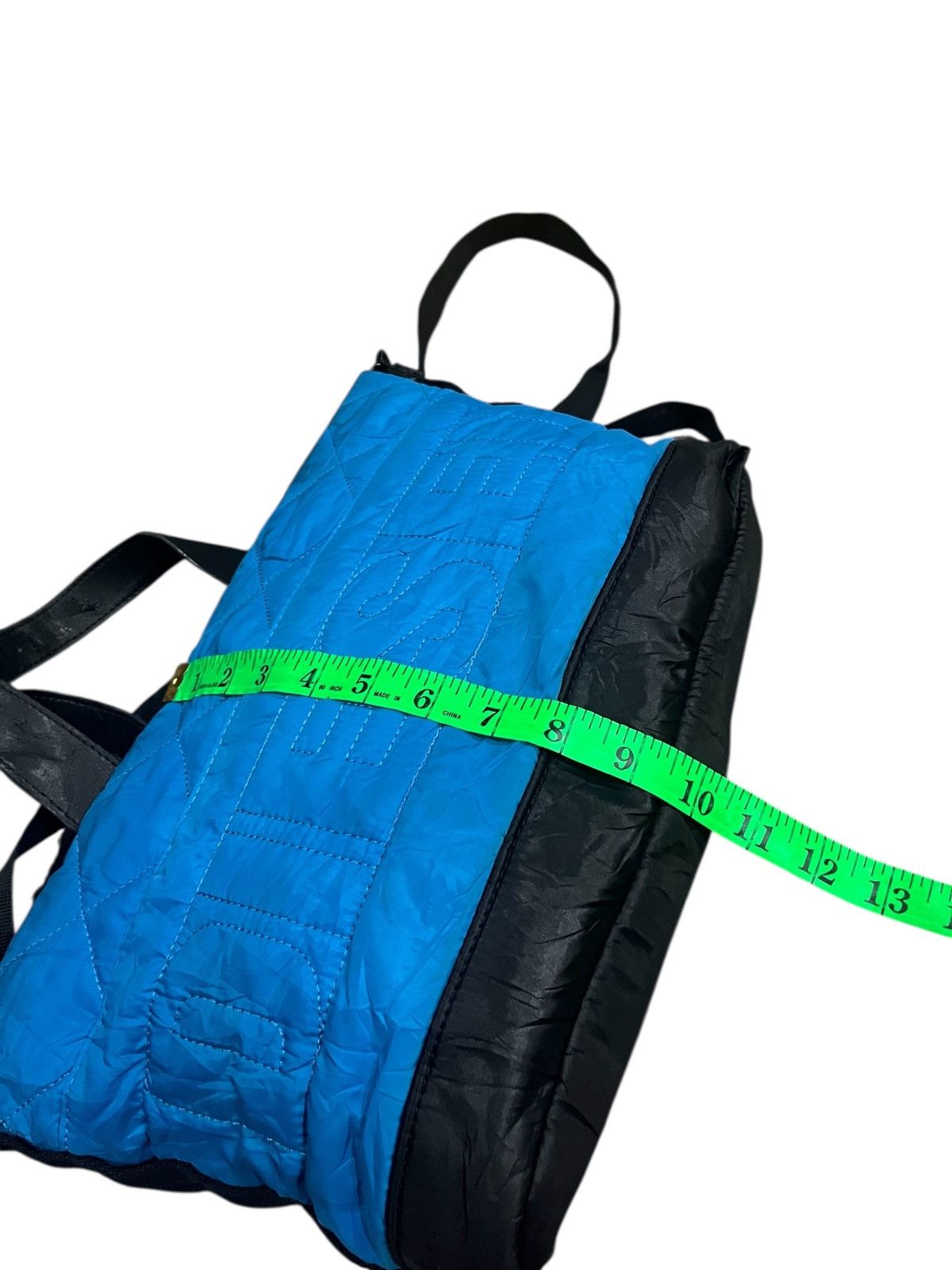 Diesel DIESEL BLUE QUILITED NYLON 2WAY SHOULDER BAG/TOTE BAG Size ONE SIZE - 19 Thumbnail