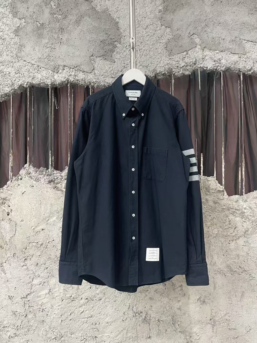Thom Browne Thom Browne Striped Shirt Jacket Size US L / EU 52-54 / 3 - 1 Thumbnail