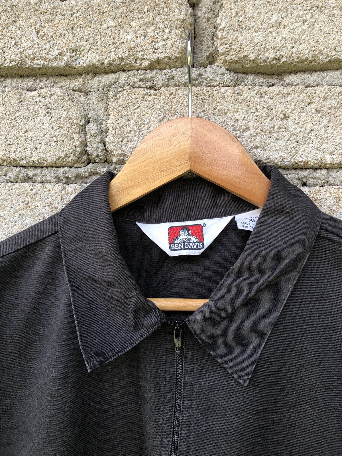 Ben Davis Vintage Baggy Ben Davis Double Pocket Half Zipper Work Shirt Size US XXL / EU 58 / 5 - 4 Thumbnail