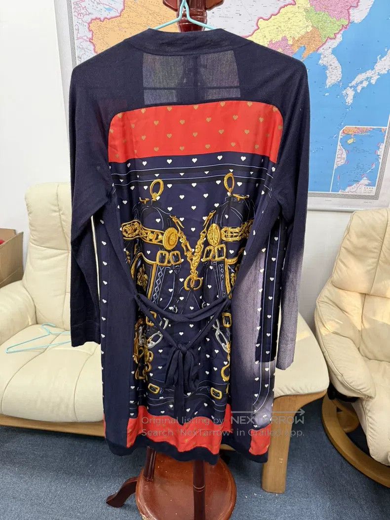 Hermes Hermes Women's Cardigan, Main Fabric 50% Cashmere + 50% Mu Size XS / US 0-2 / IT 36-38 - 6 Thumbnail
