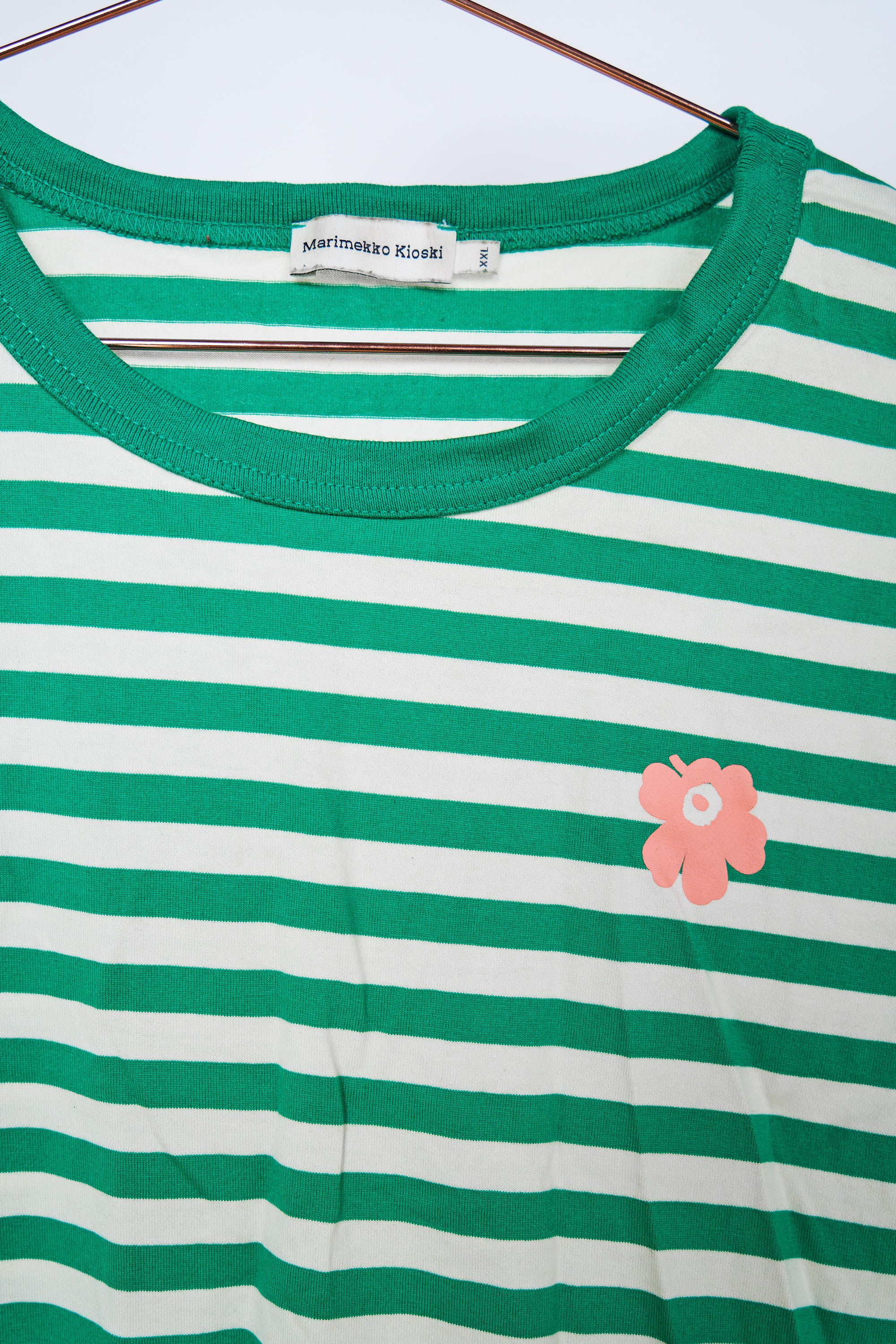 Marimekko Marimekko Kioski Striped Logo Tee Size US XXL / EU 58 / 5 - 4 Thumbnail