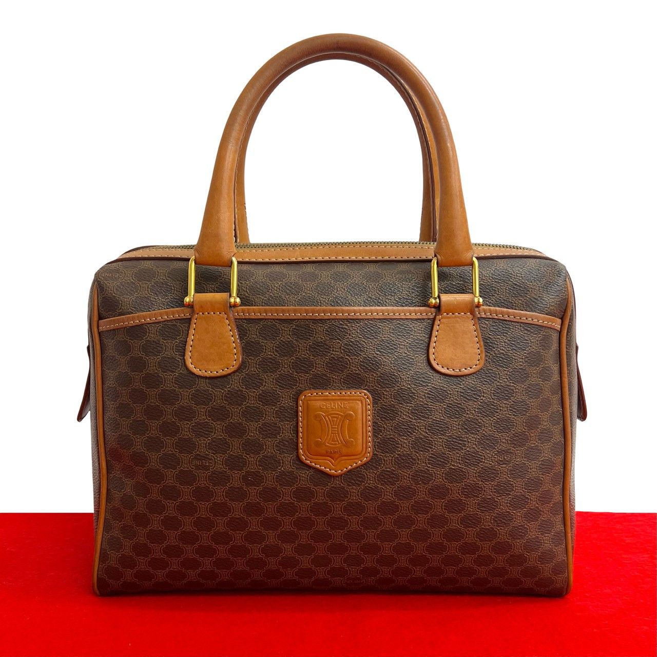 Celine Celine Celine Macadam Blazon PVC Leather Handbag Leather Handbag DUTY FREE for USA Size ONE SIZE - 1 Thumbnail