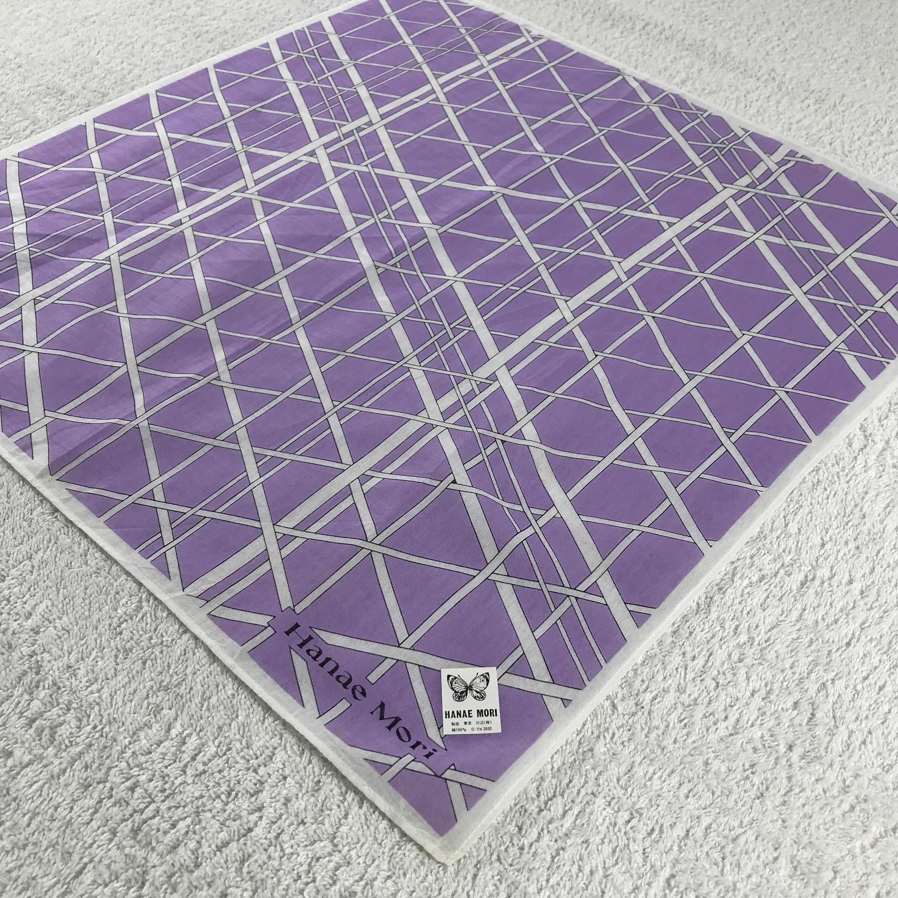 Hanae Mori × Vintage Hanae Mori Bandana / Handkerchief / Neckerchief - S132 Size ONE SIZE - 2 Thumbnail