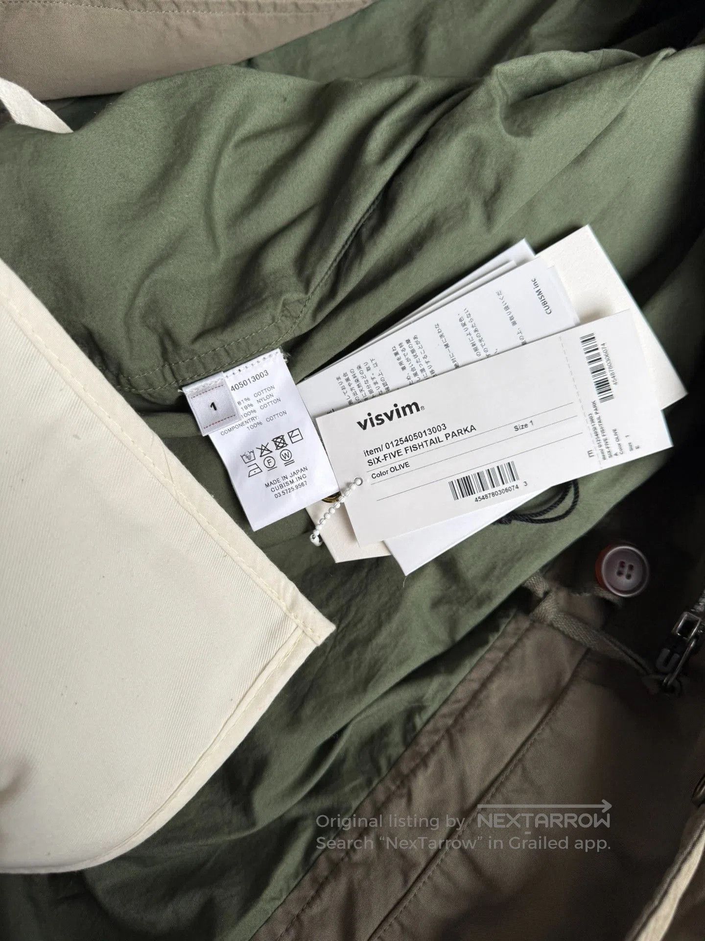 Visvim VISVIM 25AW SIX FIVE FISHTAIL PARKA. Size US S / EU 44-46 / 1 - 9 Thumbnail