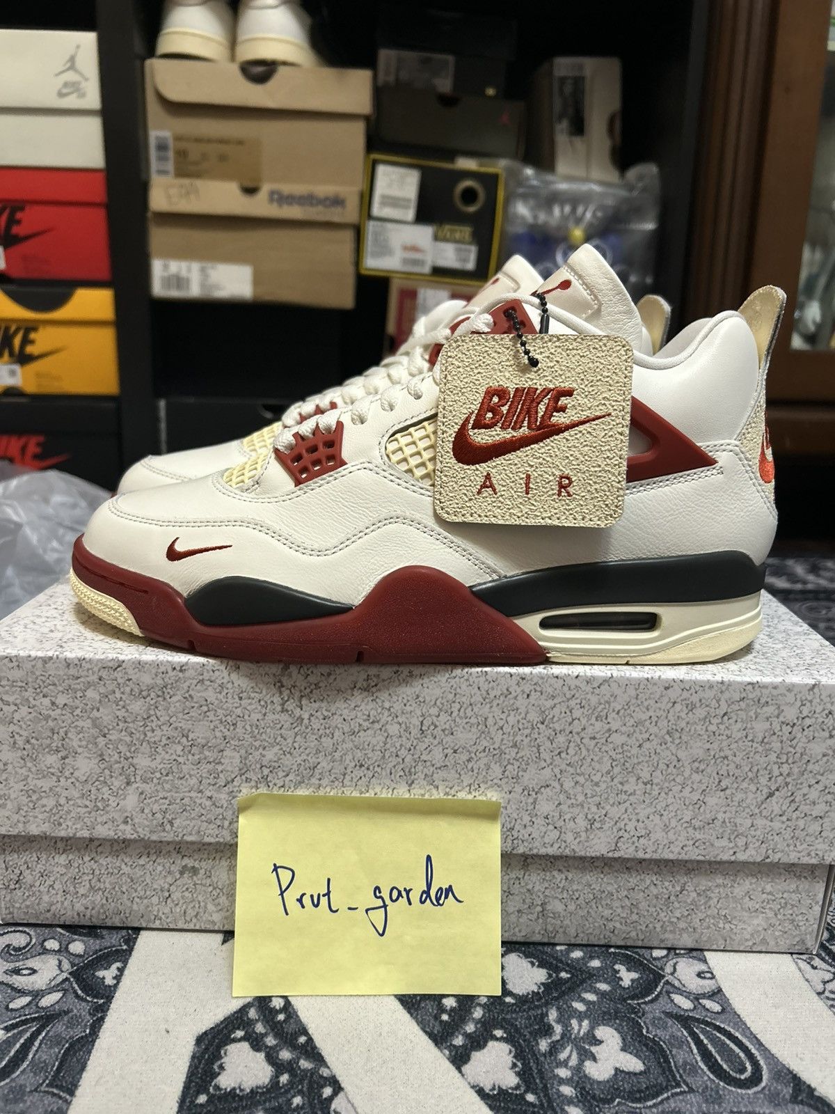 Jordan Brand Jordan 4 x Nigel “Bike” Brick after Brick /Brick by Brick Size US 9 / EU 42 - 1 Thumbnail