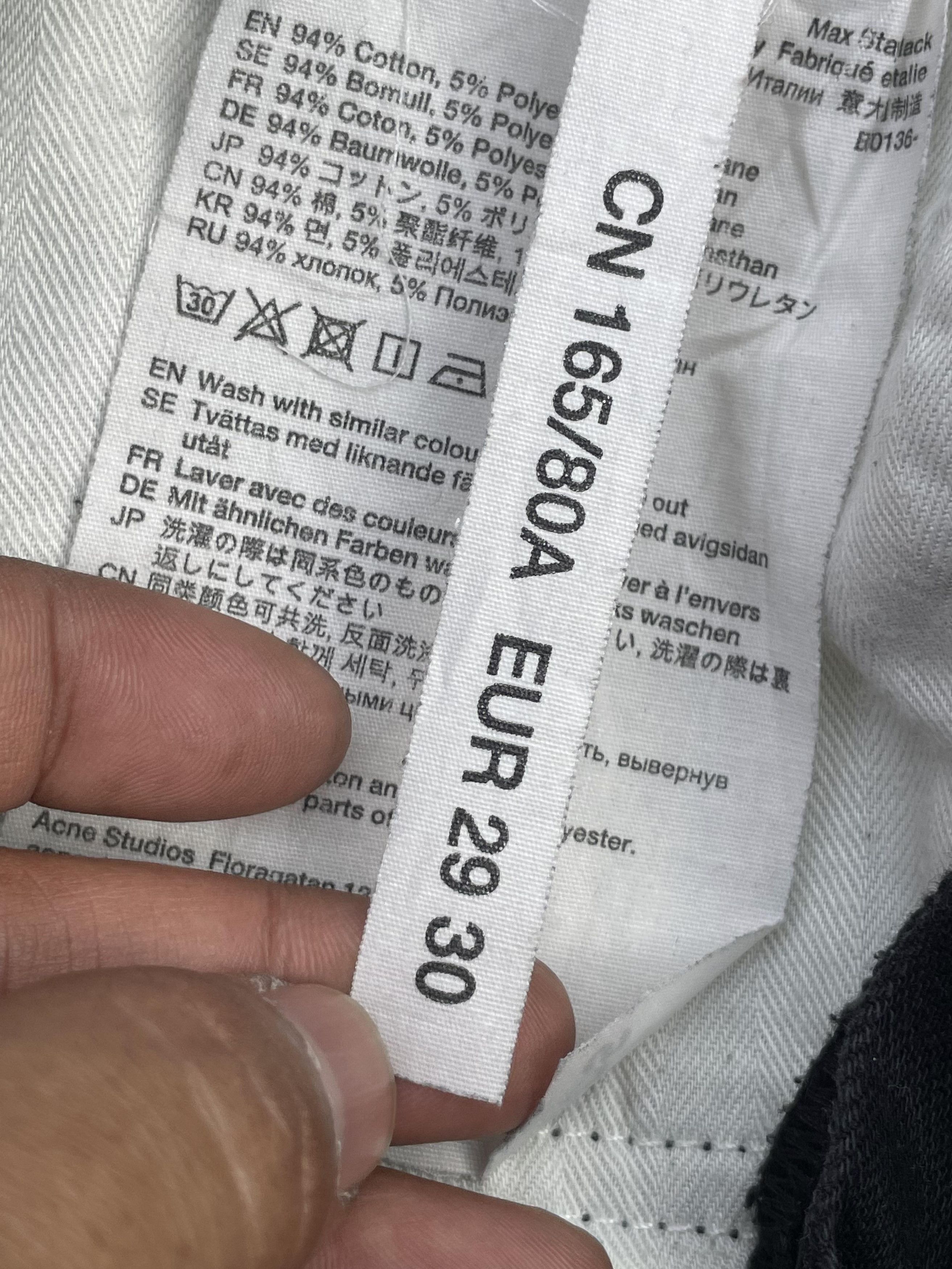 Acne Studios Acne Studios Max Stay Black Denim Size US 30 / EU 46 - 14 Thumbnail
