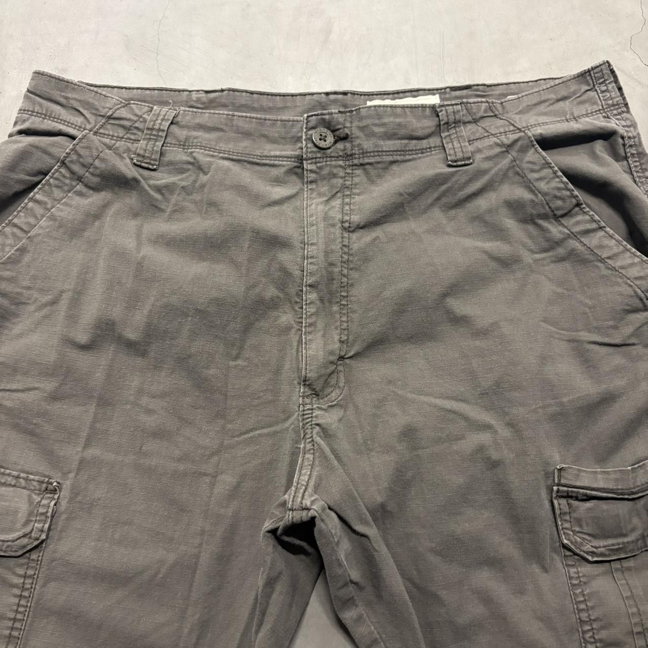 Vintage Crazy Vintage Y2K/2000s Super Baggy Relaxed Fit Skater Style Grey Cargo Pants! Size US 38 / EU 54 - 3 Thumbnail