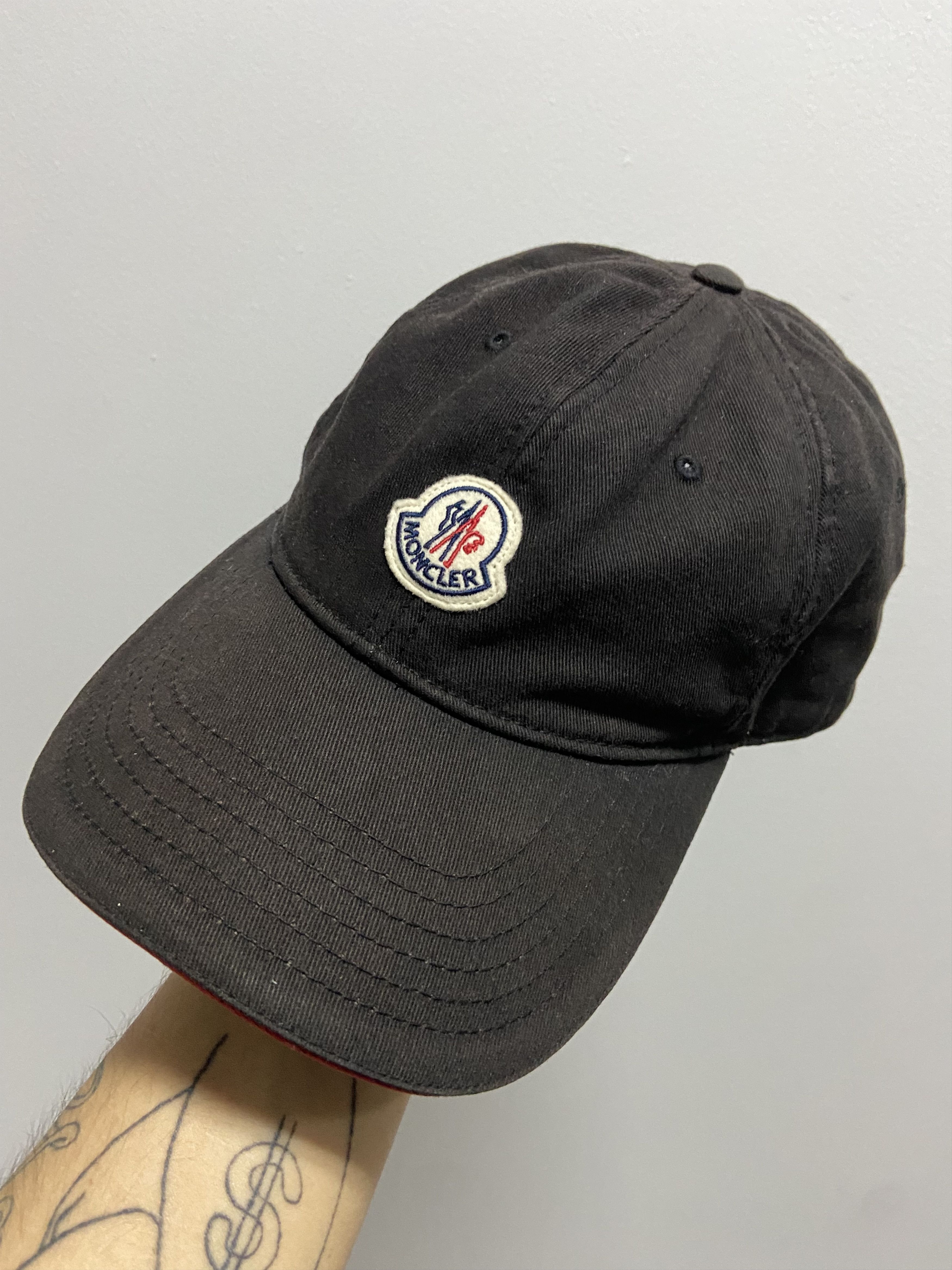 Moncler Moncler cap luxury center logo vintage Size ONE SIZE - 10 Thumbnail