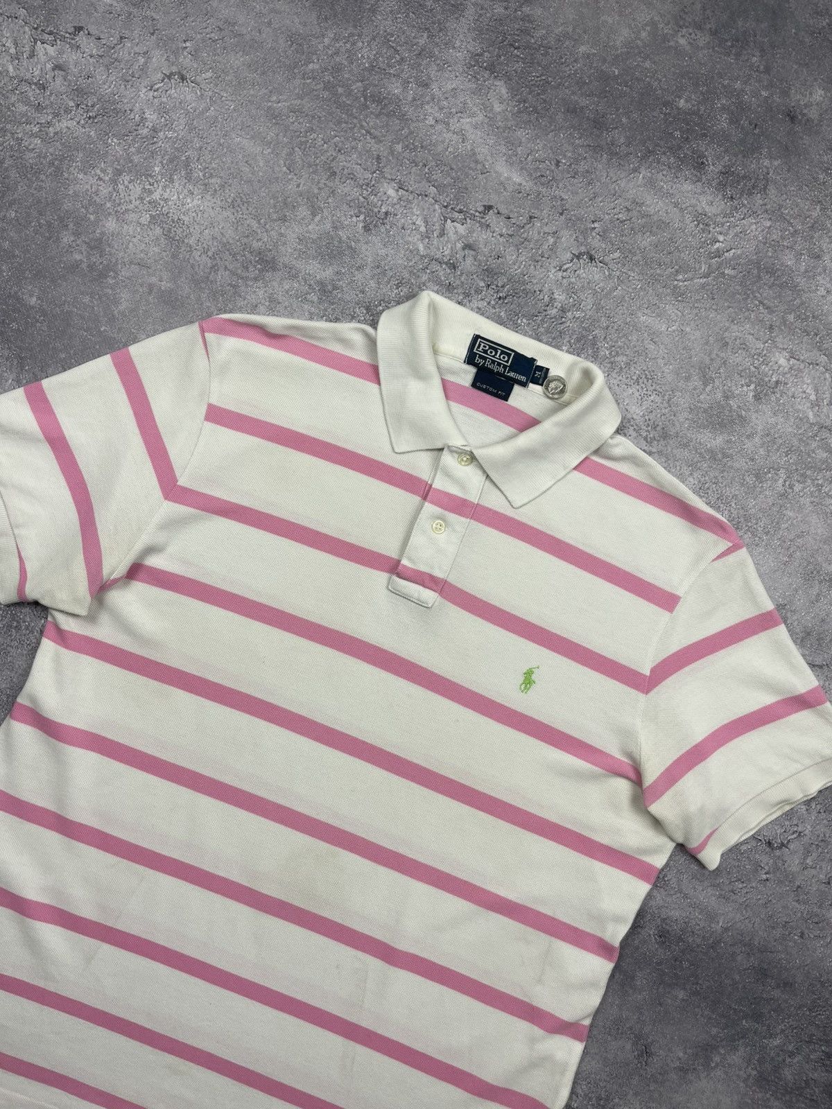 Polo Ralph Lauren Vintage Polo Ralph Lauren Striped Polo Shirt Size US M / EU 48-50 / 2 - 6 Thumbnail