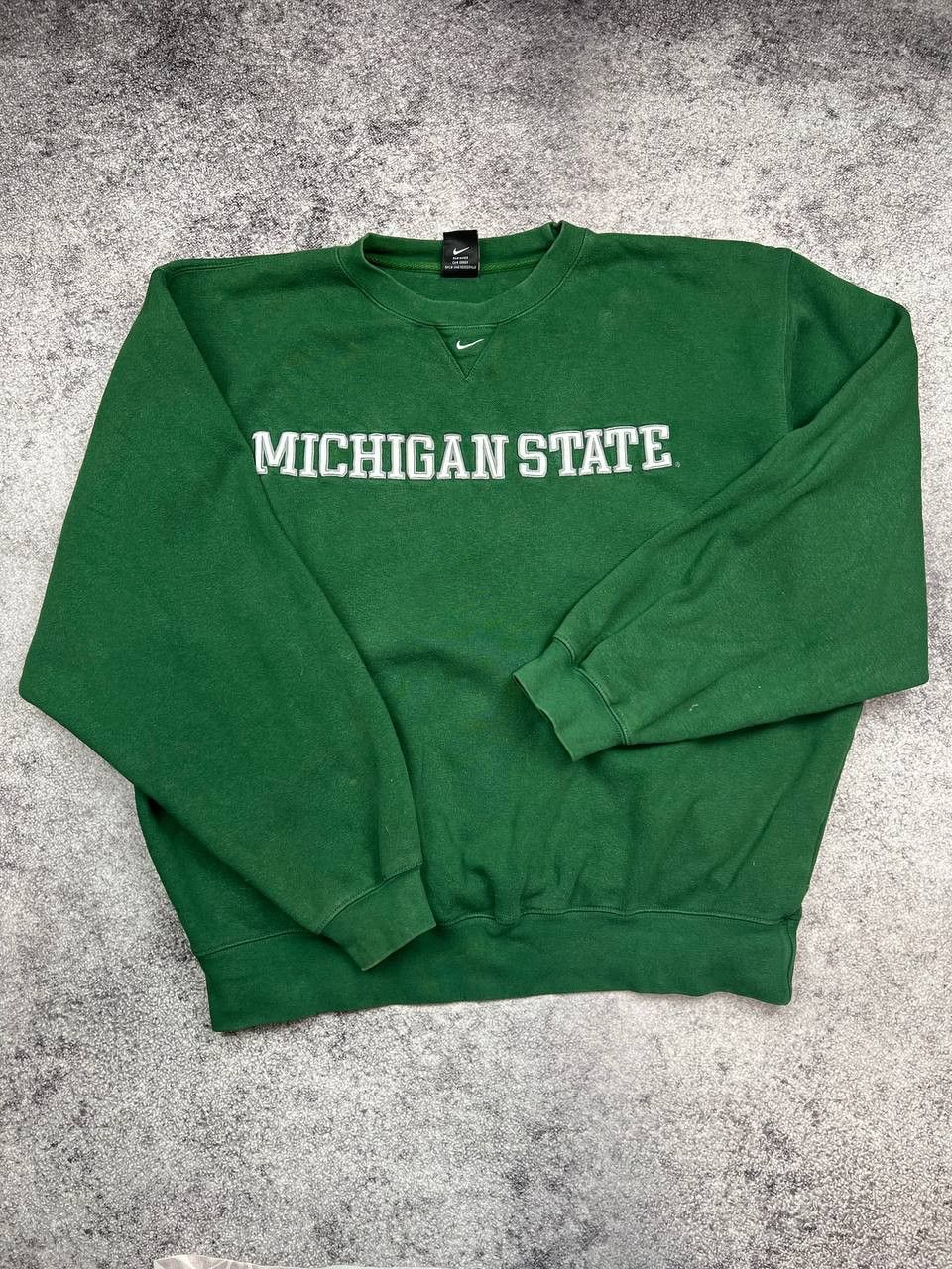 Nike Vintage Nike Michigan State Hoodie Center Swoosh Size US L / EU 52-54 / 3 - 4 Thumbnail