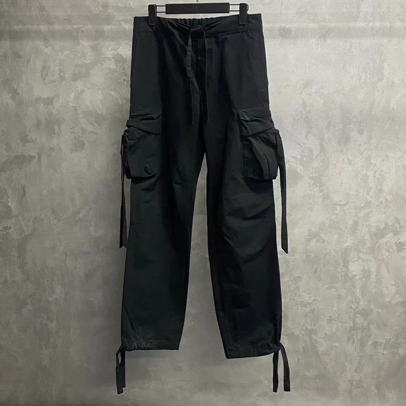 Louis Vuitton Louis Vuitton Black Pocket Lace-Up Overalls pants 2502-Nex Size US 38 / EU 54 - 1 Thumbnail