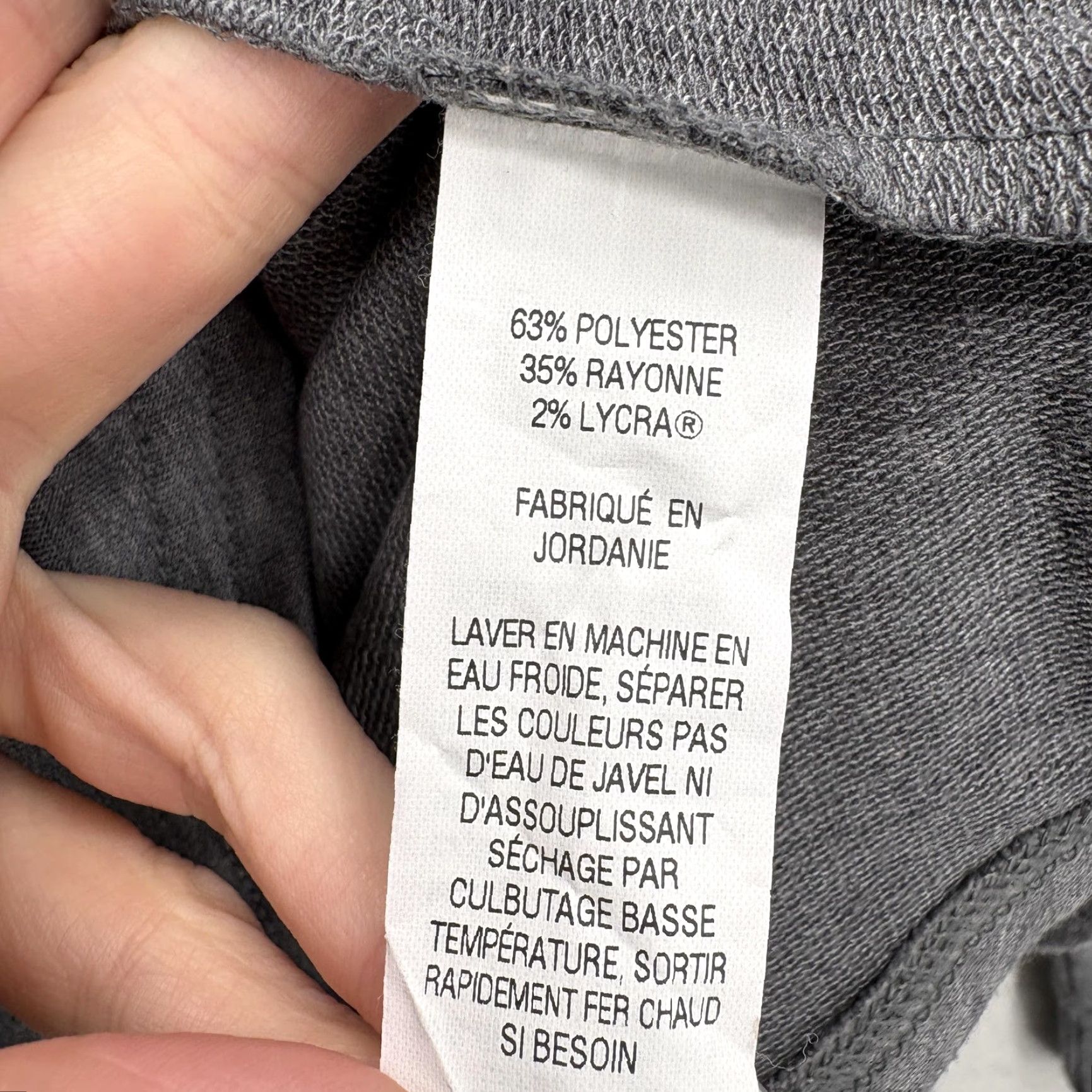 Vintage L.L.Bean Hoodie Tunic Womens M Gray Long Sleeve Kangaroo Pocket Jersey Knit Scoop Neck Pullover Lightweight Relaxed Neckline Size M / US 6-8 / IT 42-44 - 5 Thumbnail
