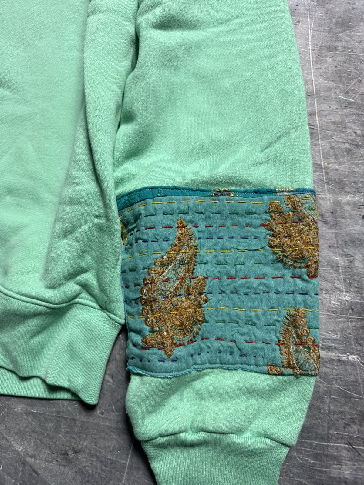 Amiri Amiri Patchwork Quilt Crewneck Sweatshirt Size US M / EU 48-50 / 2 - 3 Thumbnail