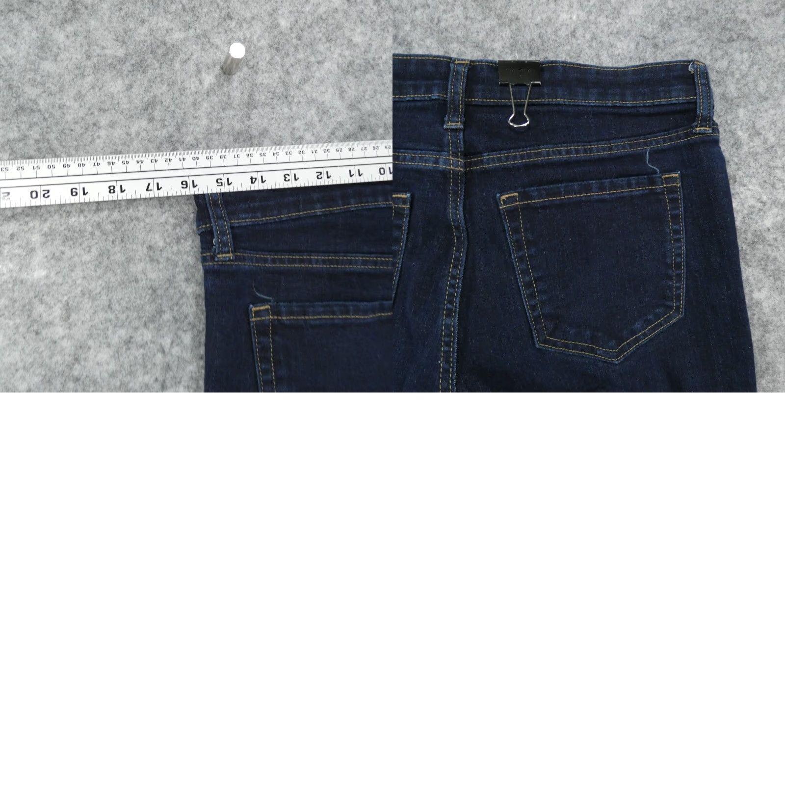 Gap Gap Jeans Womens Jeans Mid Rise 29 Dark Blue Stretch Jegging Legging Size 29" - 9 Thumbnail
