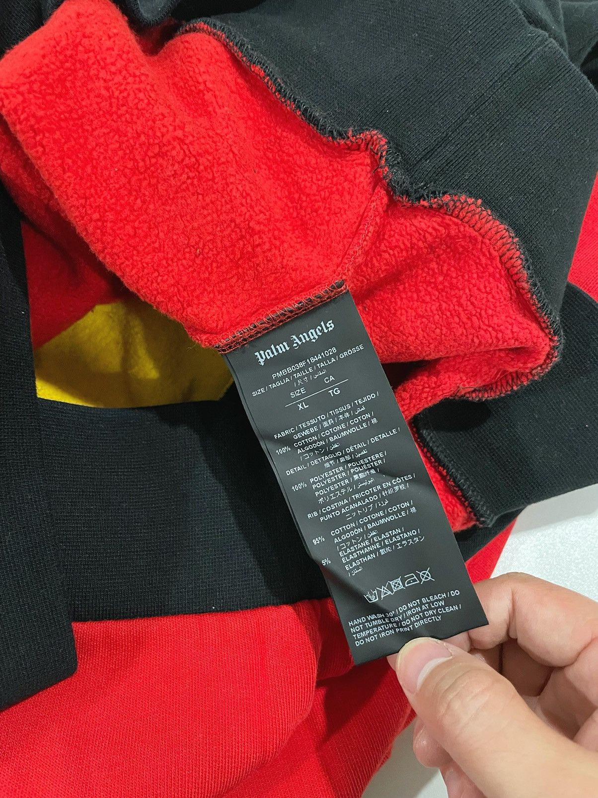 Palm Angels Palm Angels 3-colors logo oversized hoody muticolor hoodie Size US XL / EU 56 / 4 - 4 Thumbnail