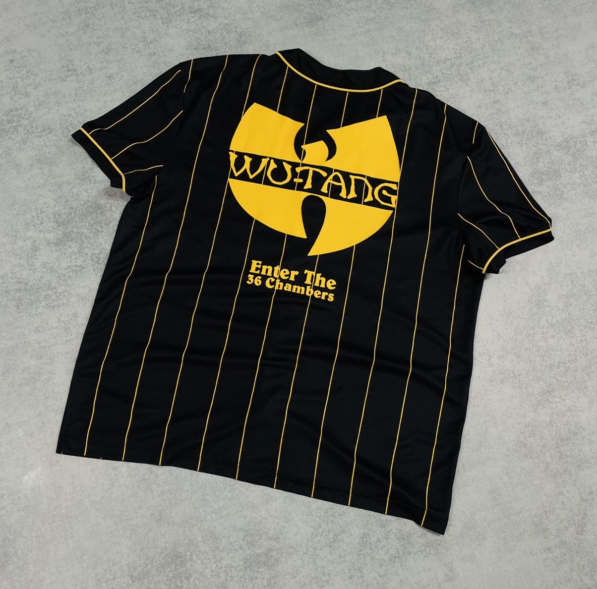 Wu-Tang Clan Wu tang Clan Jersey Rap Tee Rare Baggy ODB Hype Black