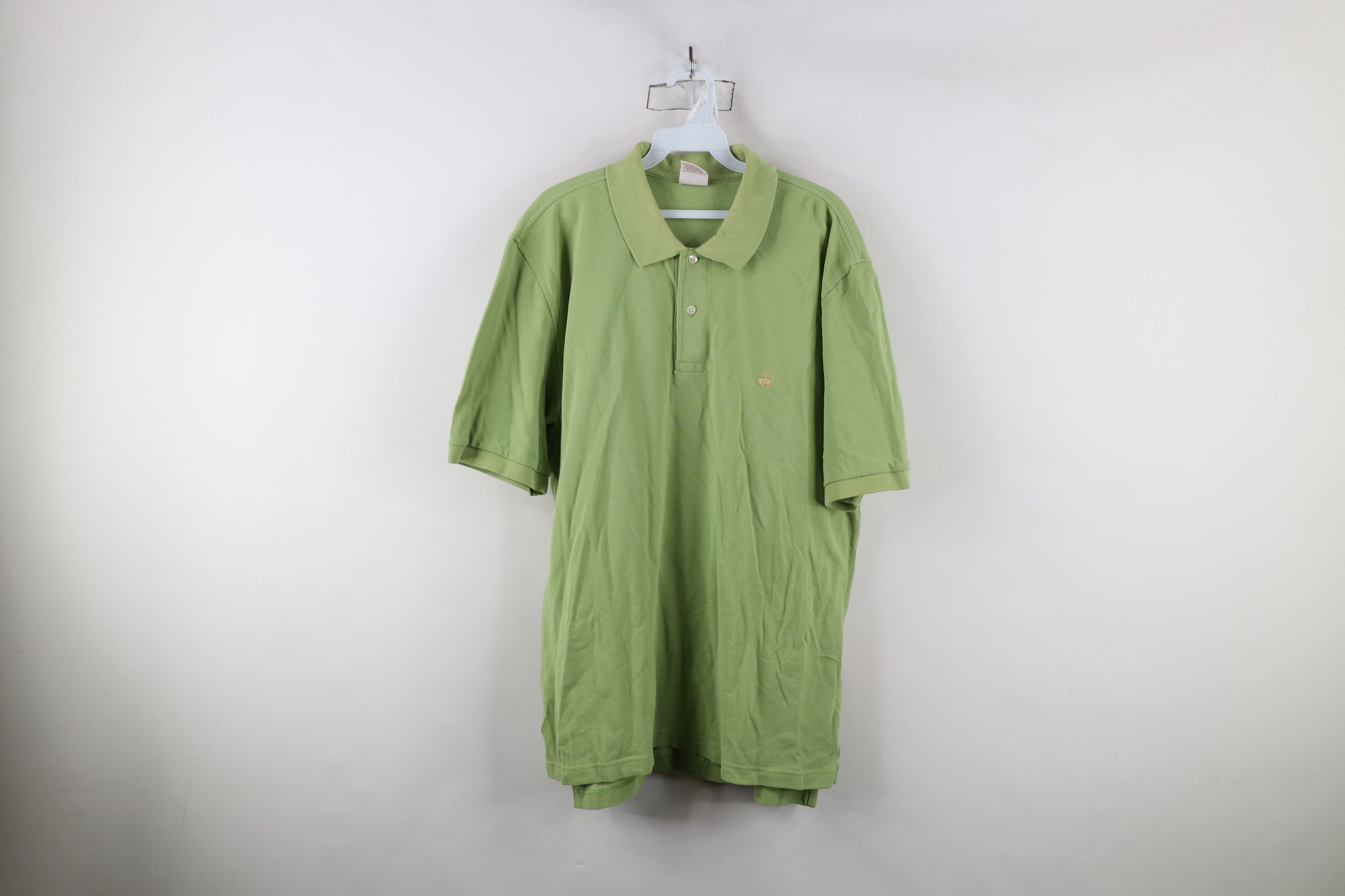 Brooks Brothers × Vintage Vintage Brooks Brothers Original Fit Pique Cotton Golf Polo Size US L / EU 52-54 / 3 - 1 Thumbnail