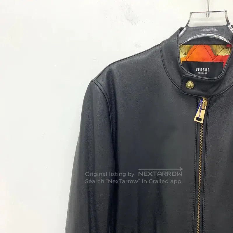 Versace Versace Black Men's Leather Jacket . Size US S / EU 44-46 / 1 - 2 Thumbnail